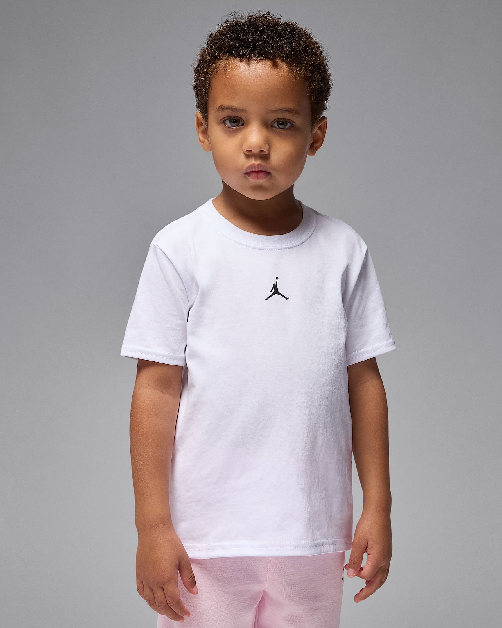 Jordan Dri-FIT Sport Little Kids' Core T-Shirt - White