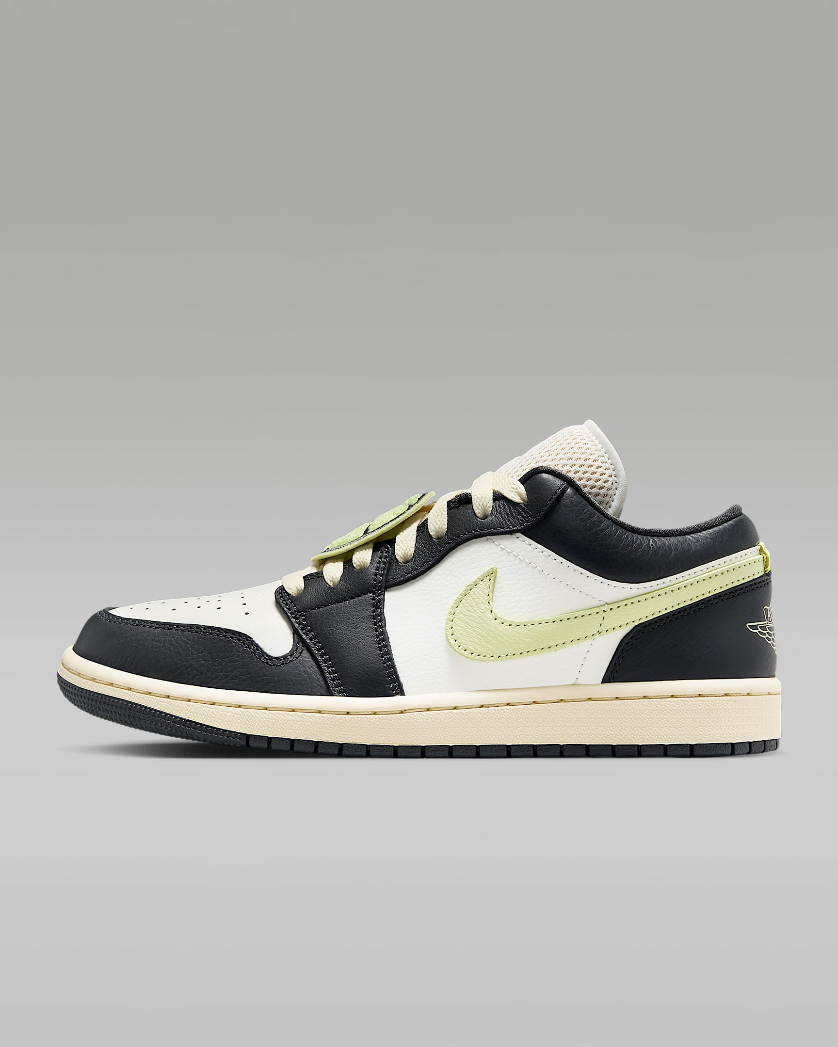 Air Jordan 1 Low SE Women's Shoes - Anthracite/Sail/Luminous Green