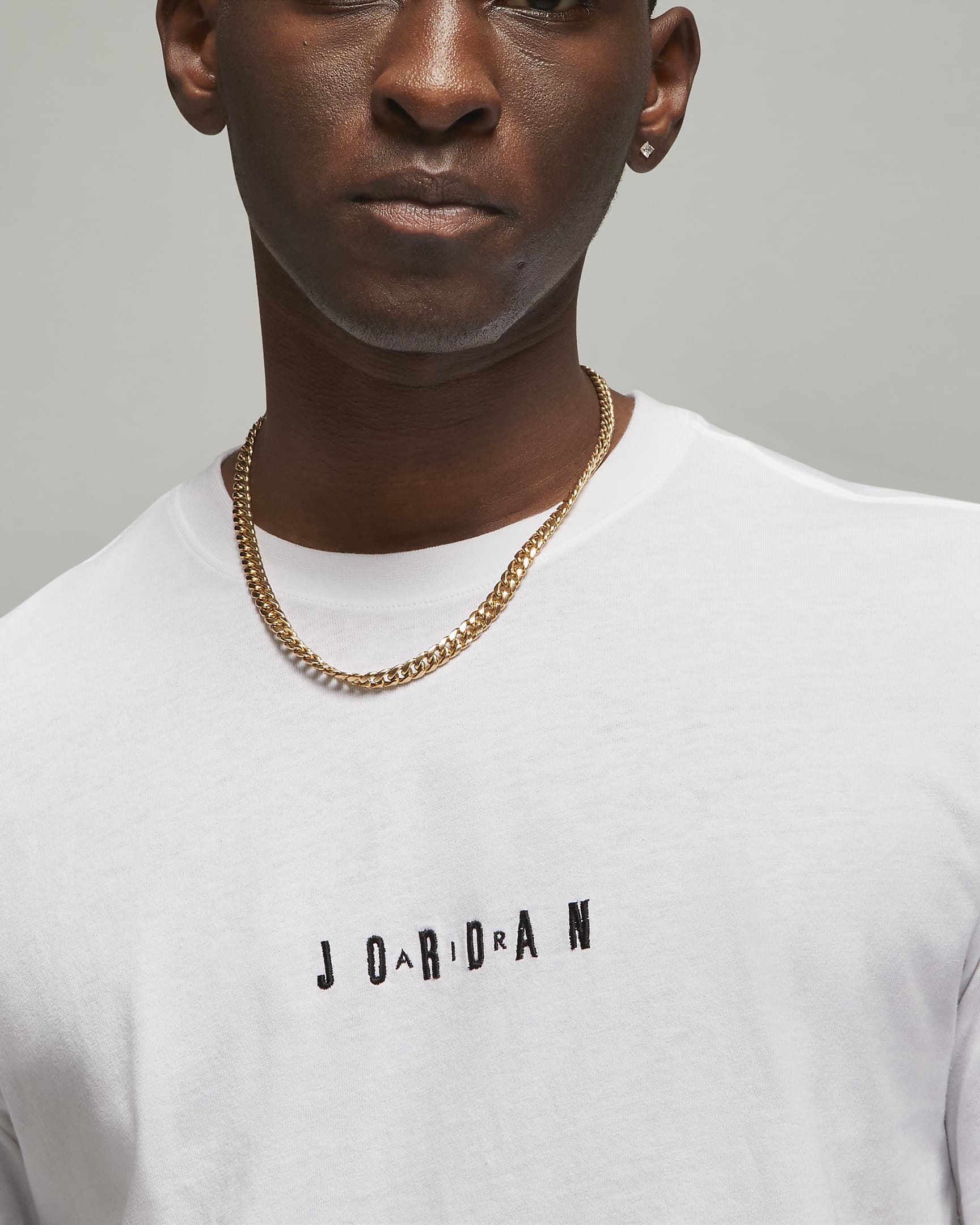 Jordan Air Men's T-Shirt - White/Black/Black