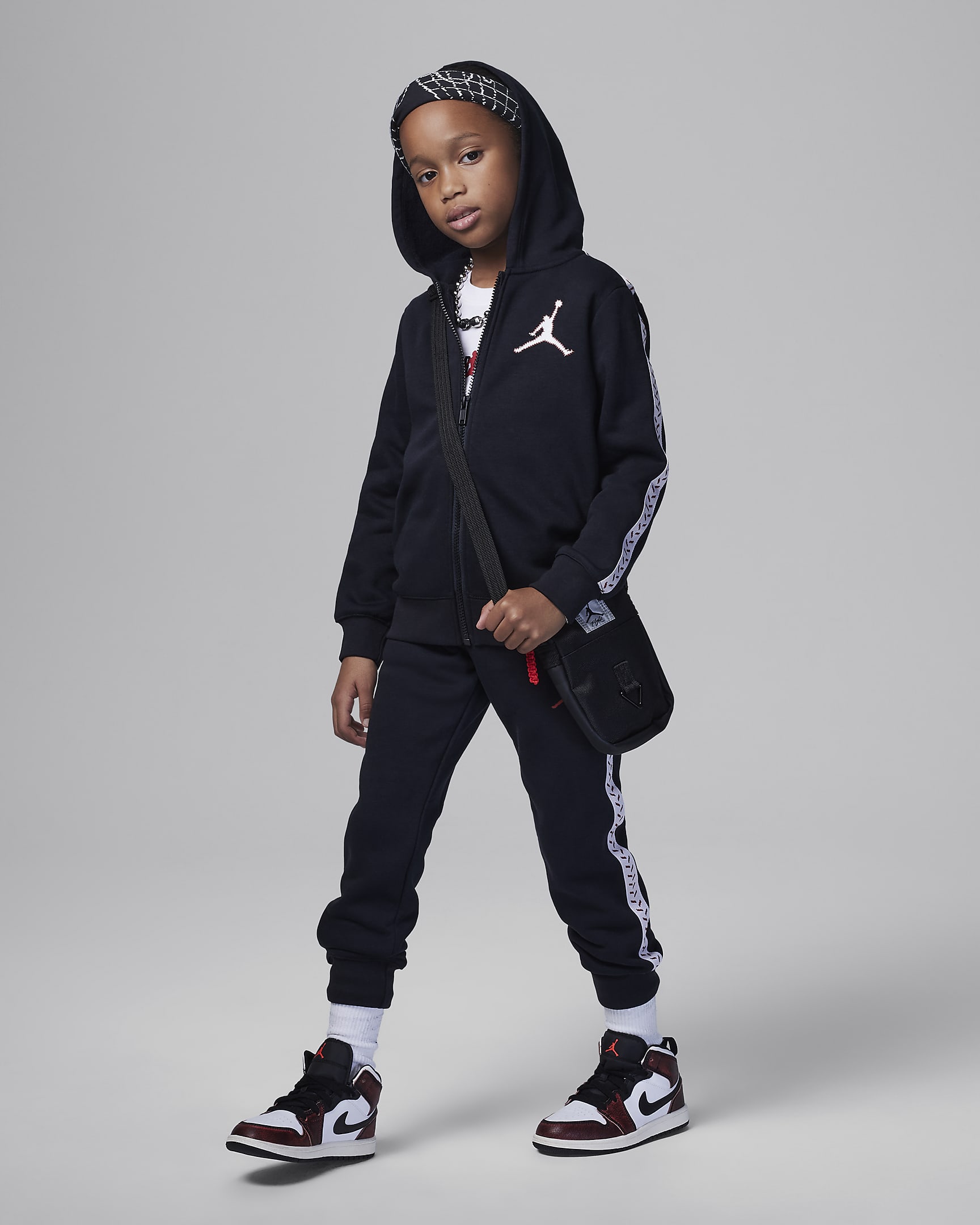 Jordan MJ Flight MVP Little Kids' Full-Zip Hoodie Set. Nike.com