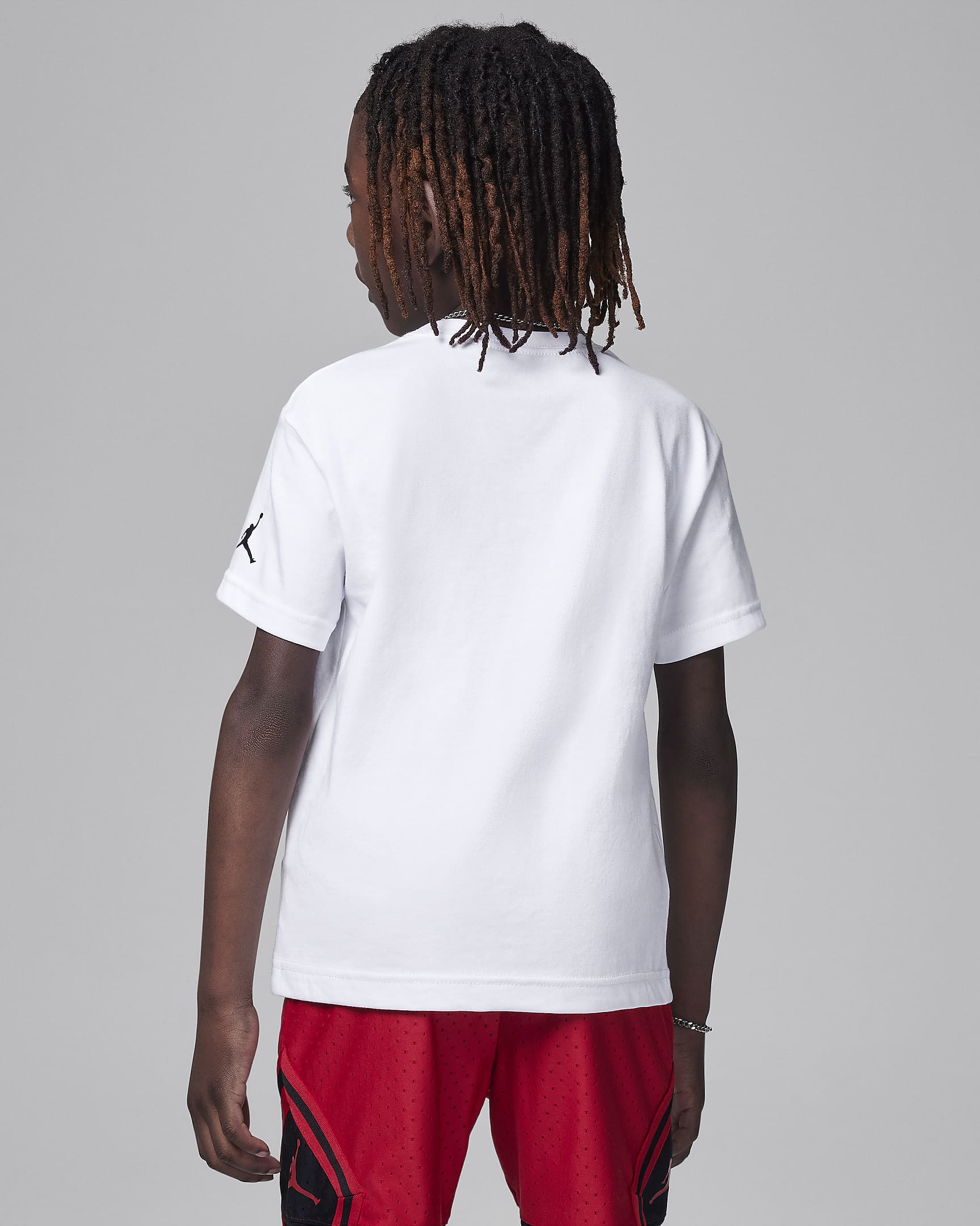 Air Jordan 1 Little Kids' Patch T-Shirt - White