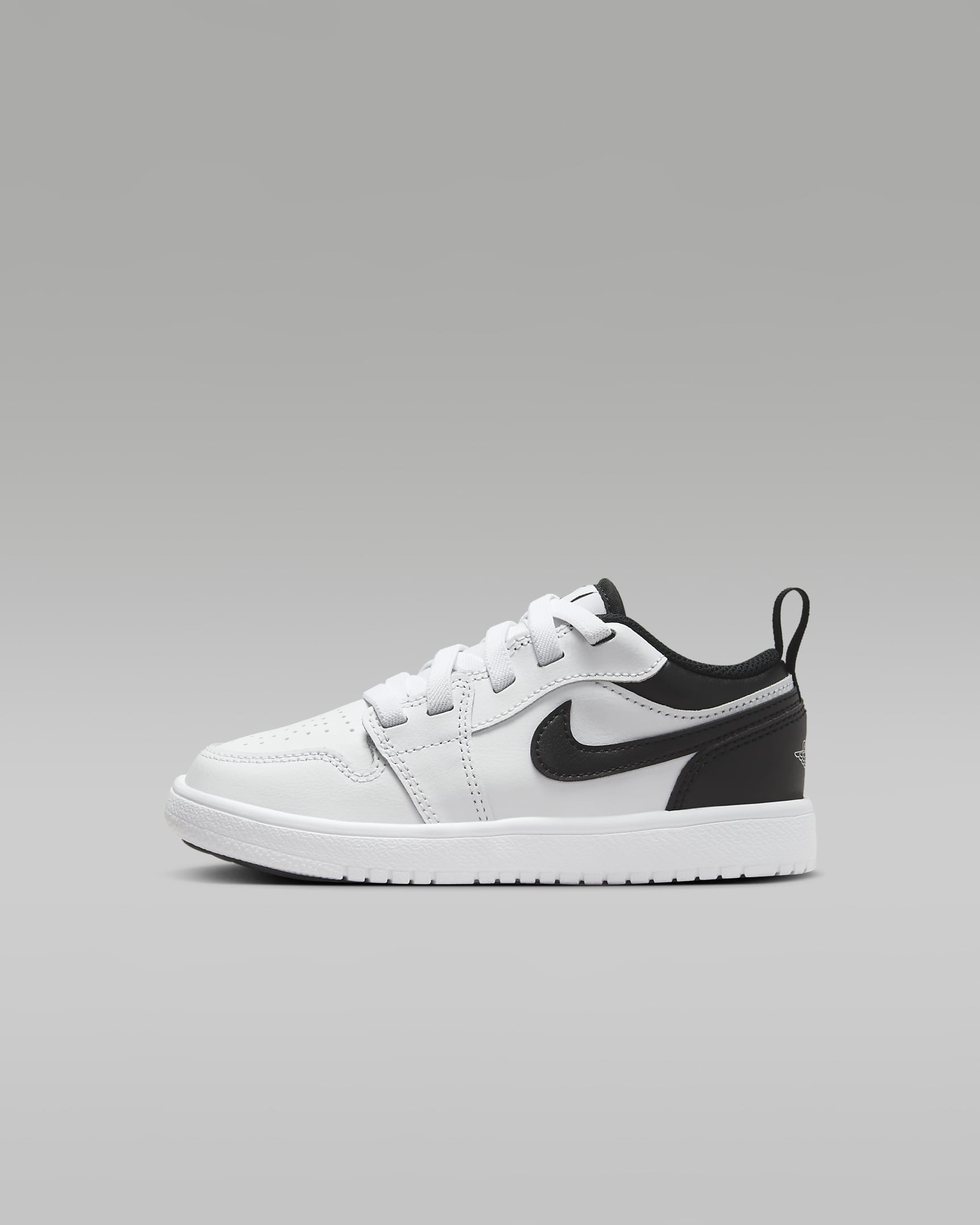 Jordan 1 Low Alt Younger Kids' Shoes - White/White/Black