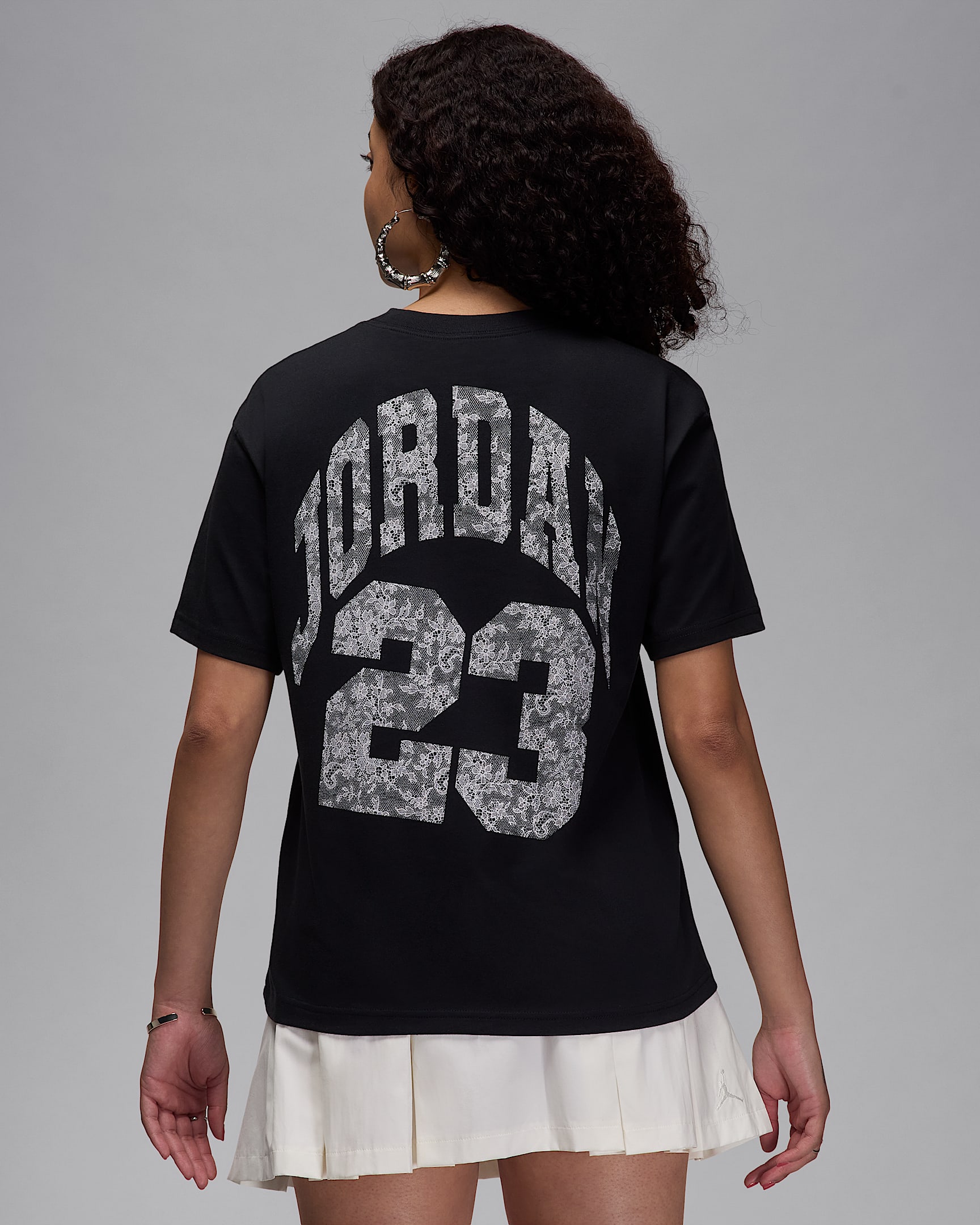 Jordan Brooklyn Women's Graphic T-Shirt - Black/White