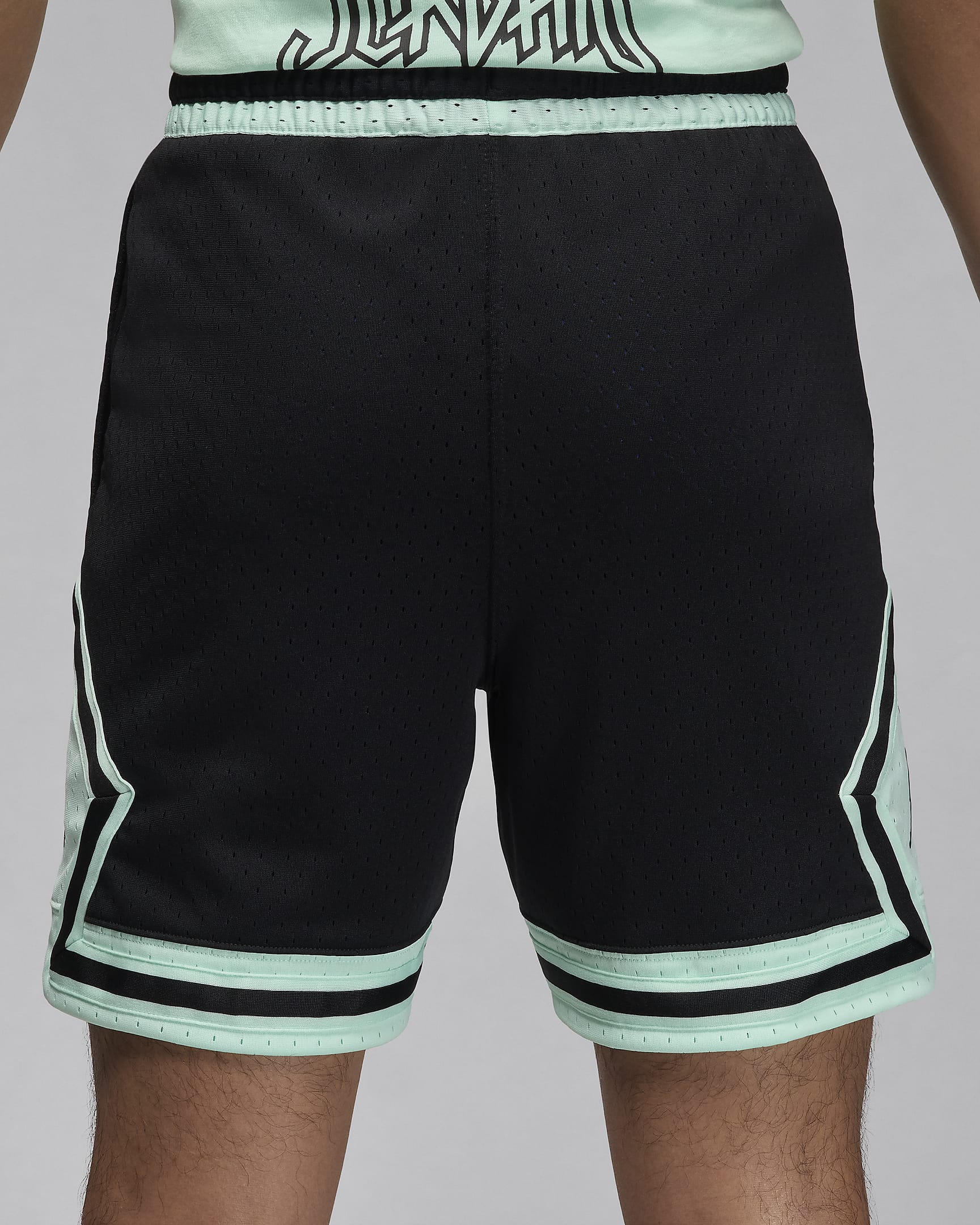 Jordan Dri-FIT Sport Men's Diamond Shorts - Black/Mint Foam/Black/Black