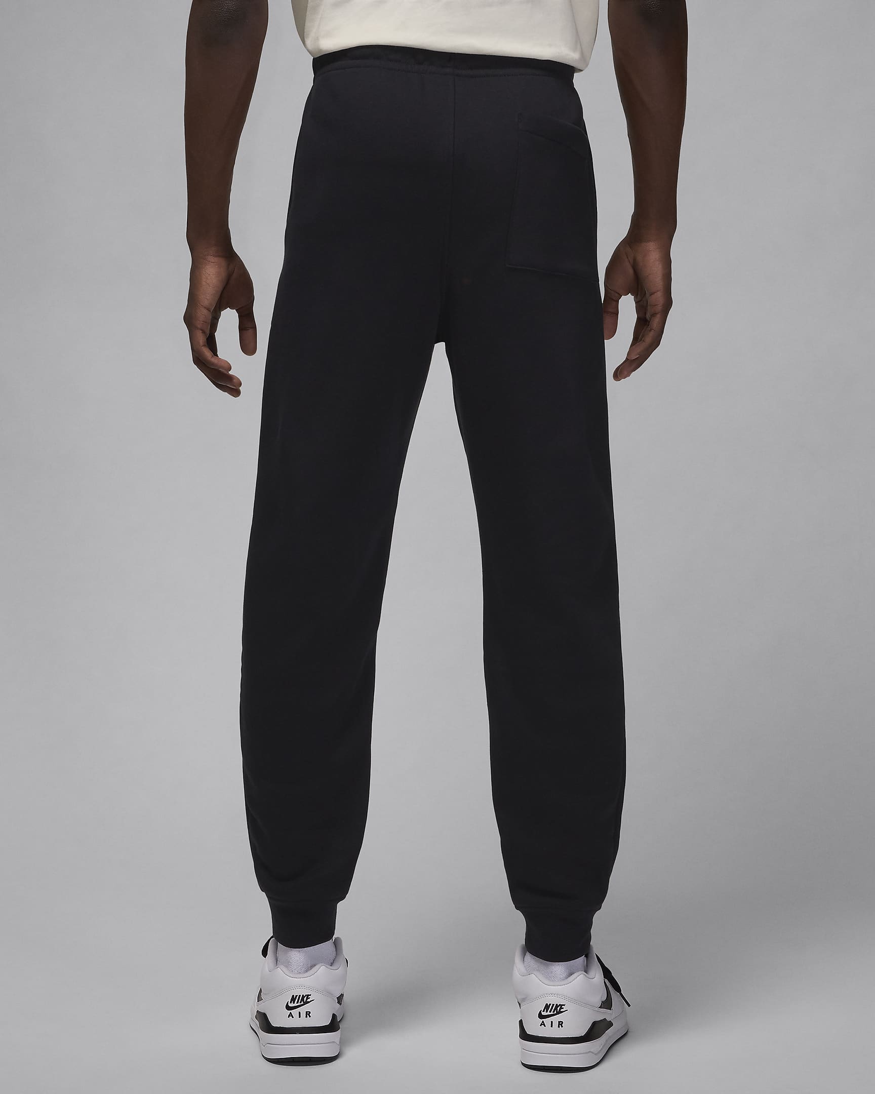 Jordan Brooklyn Fleece Men's Trousers - Black/White