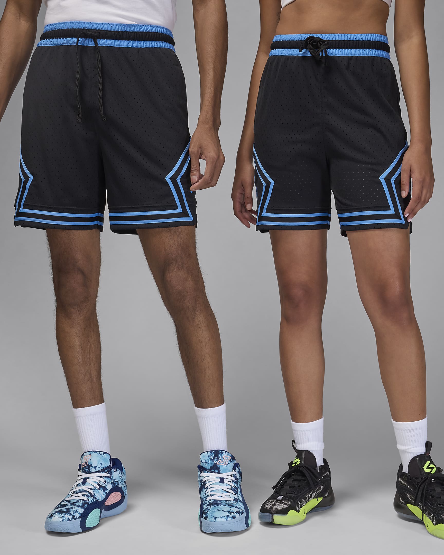 Jordan Dri-FIT Sport Diamond Shorts - Black/Legend Blue/Legend Blue