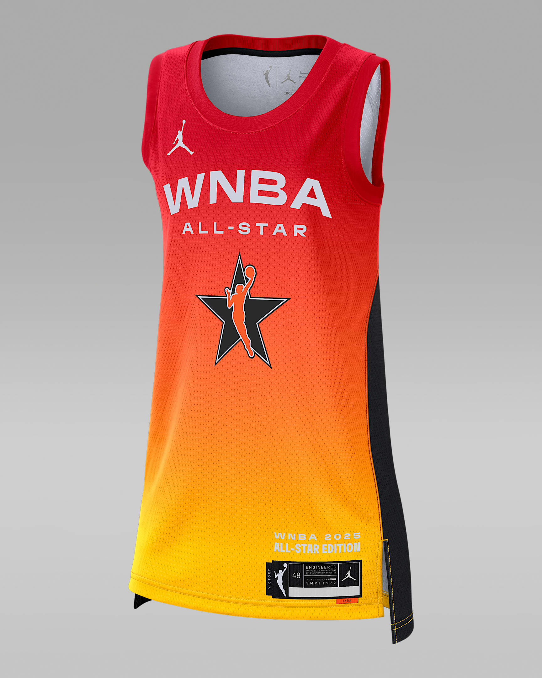 A'ja Wilson 2025 All-Star Game Explorer Edition Unisex Nike Dri-FIT WNBA Victory Jersey - Orange