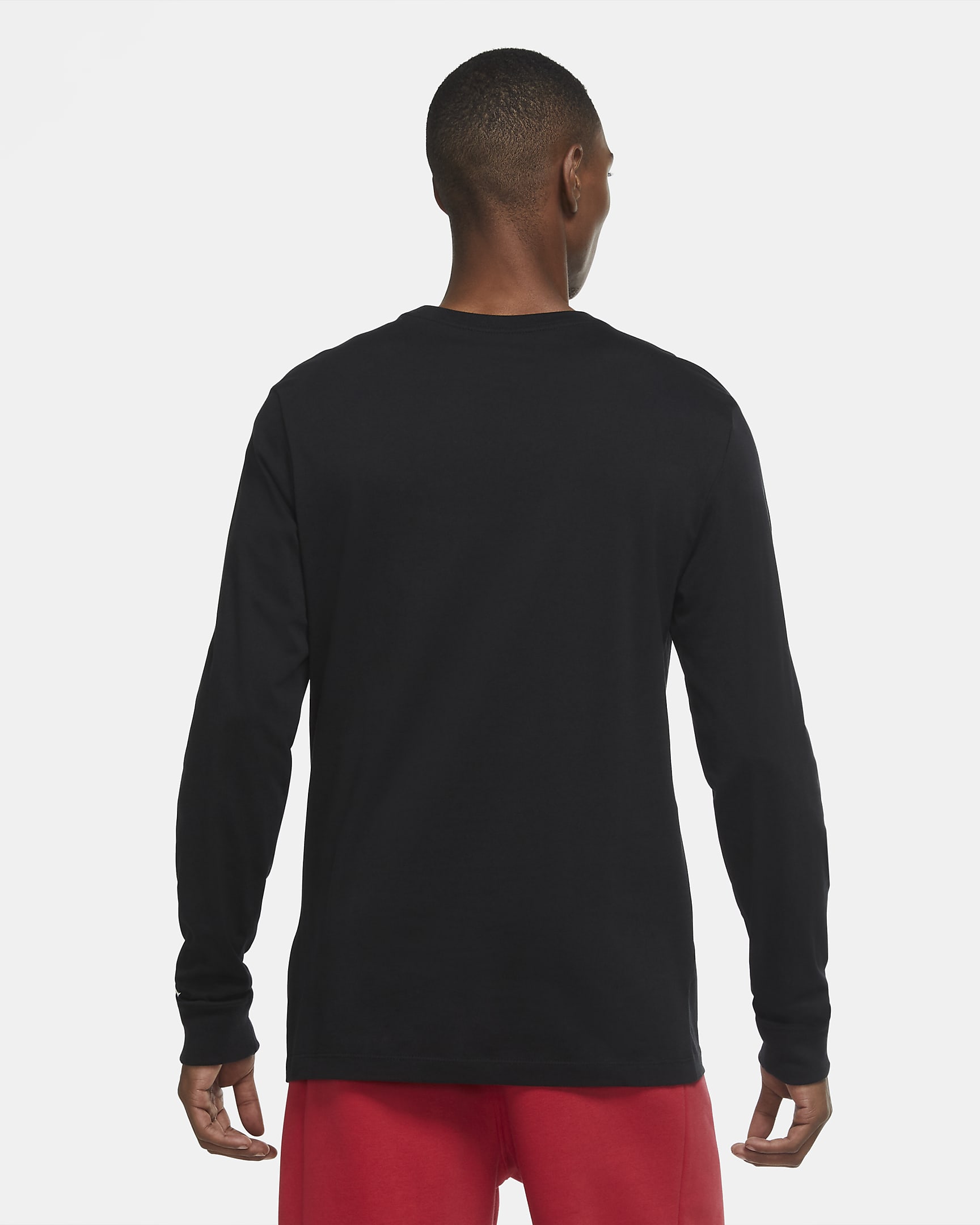 Jordan Jumpman Chimney Men's Long-Sleeve T-Shirt - Black/White