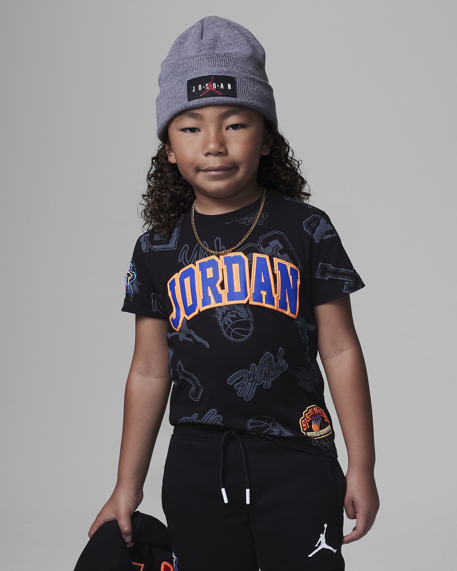 Jordan Patch Pack Tee Little Kids T-Shirt - Black