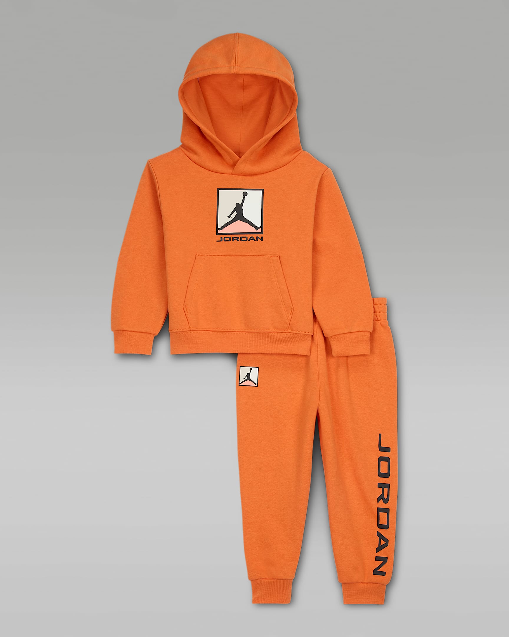 Conjunto de duas peças com hoodie Baseline em lã cardada Jordan Essentials para bebé (12-24 meses) - Starfish
