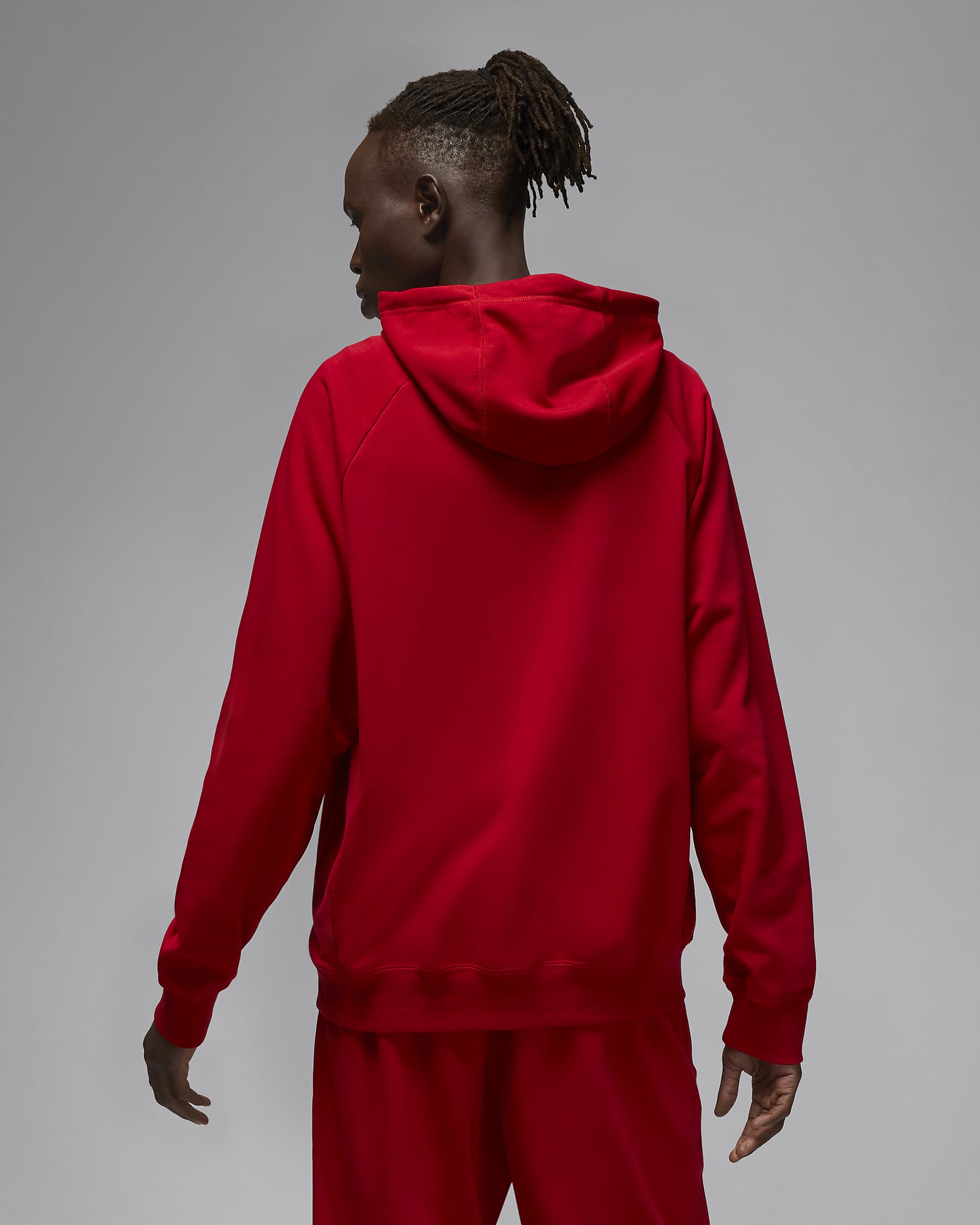 Sweat à capuche en tissu Fleece Jordan Dri-FIT Sport Crossover pour Homme - Gym Red/Noir