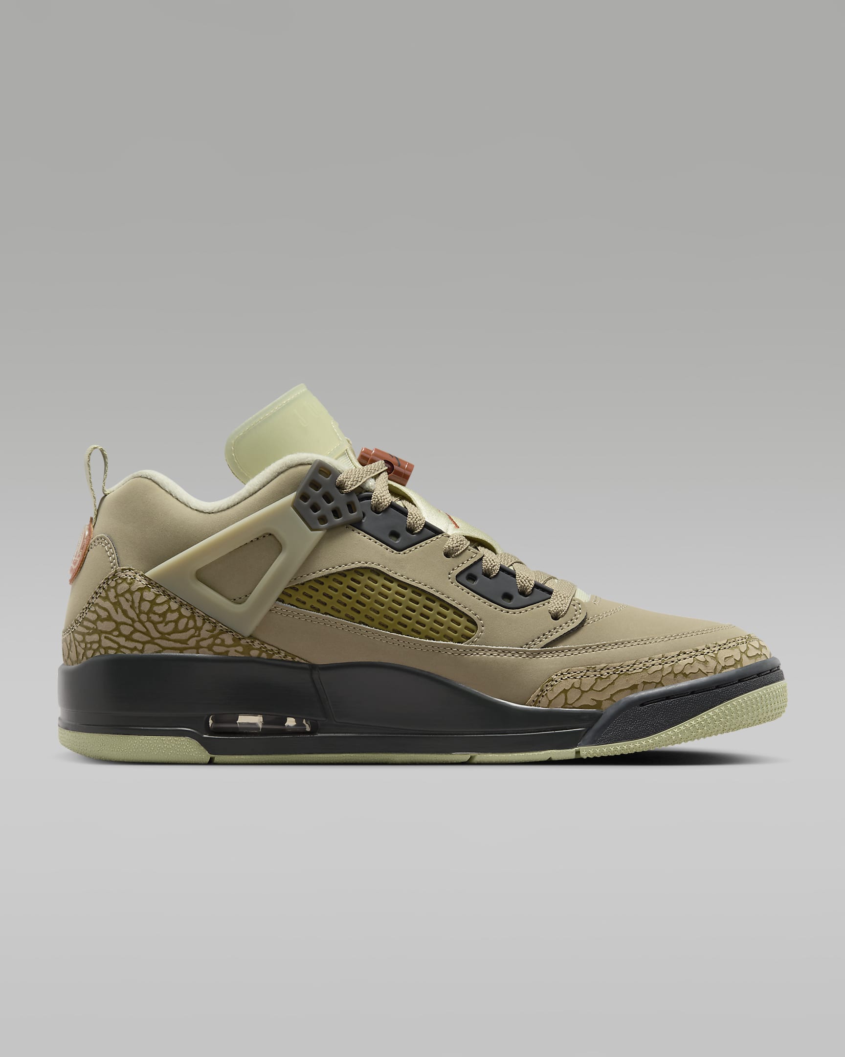 Chaussure Jordan Spizike Low pour homme - Neutral Olive/Olive Aura/Dark Smoke Grey/Dark Russet