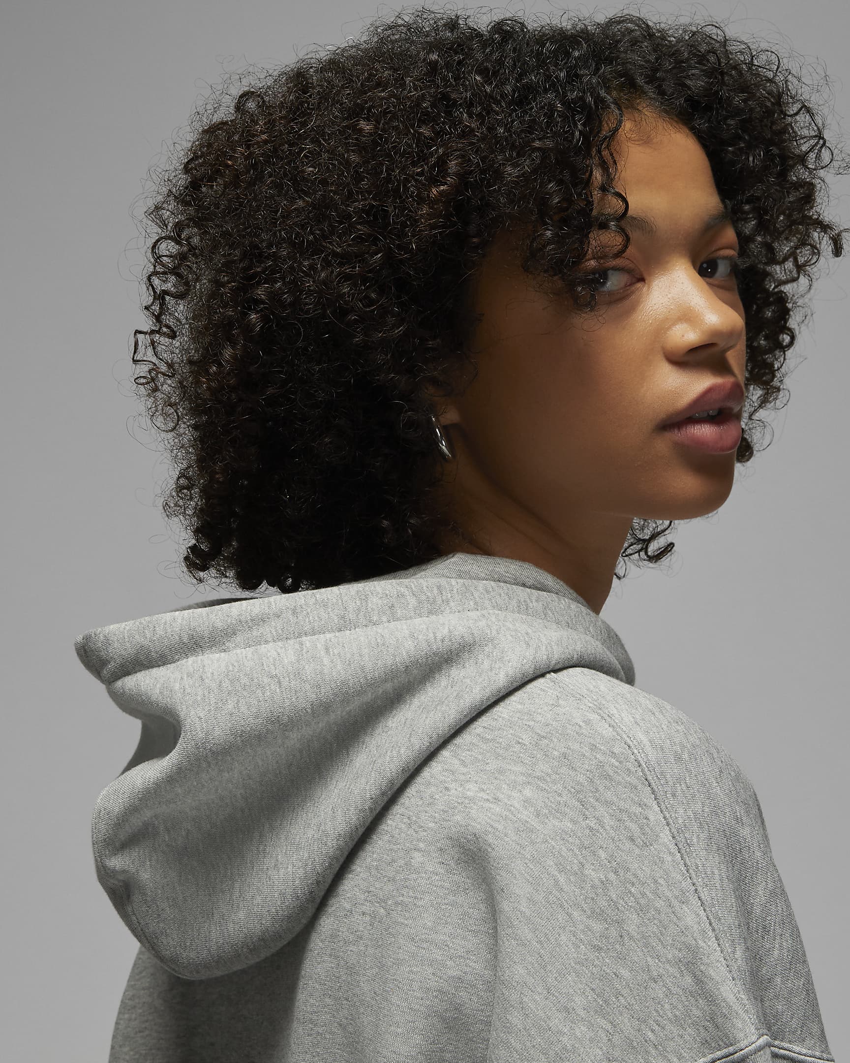 Jordan Brooklyn Women's Fleece Pullover Hoodie. Nike NL