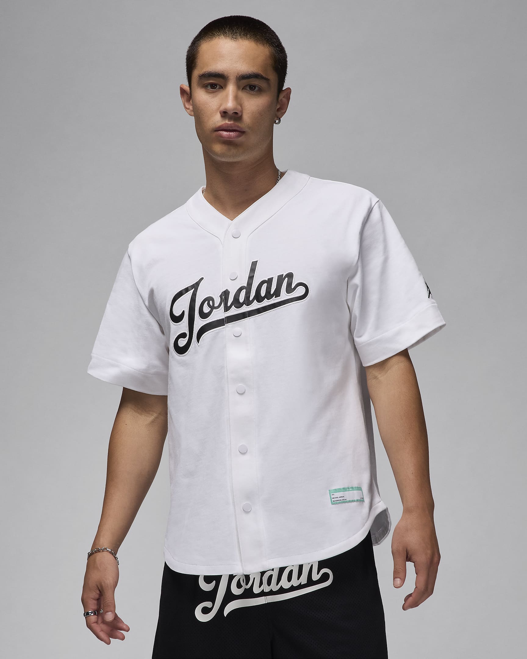Jordan Flight MVP Men's Baseball Top - White/Black