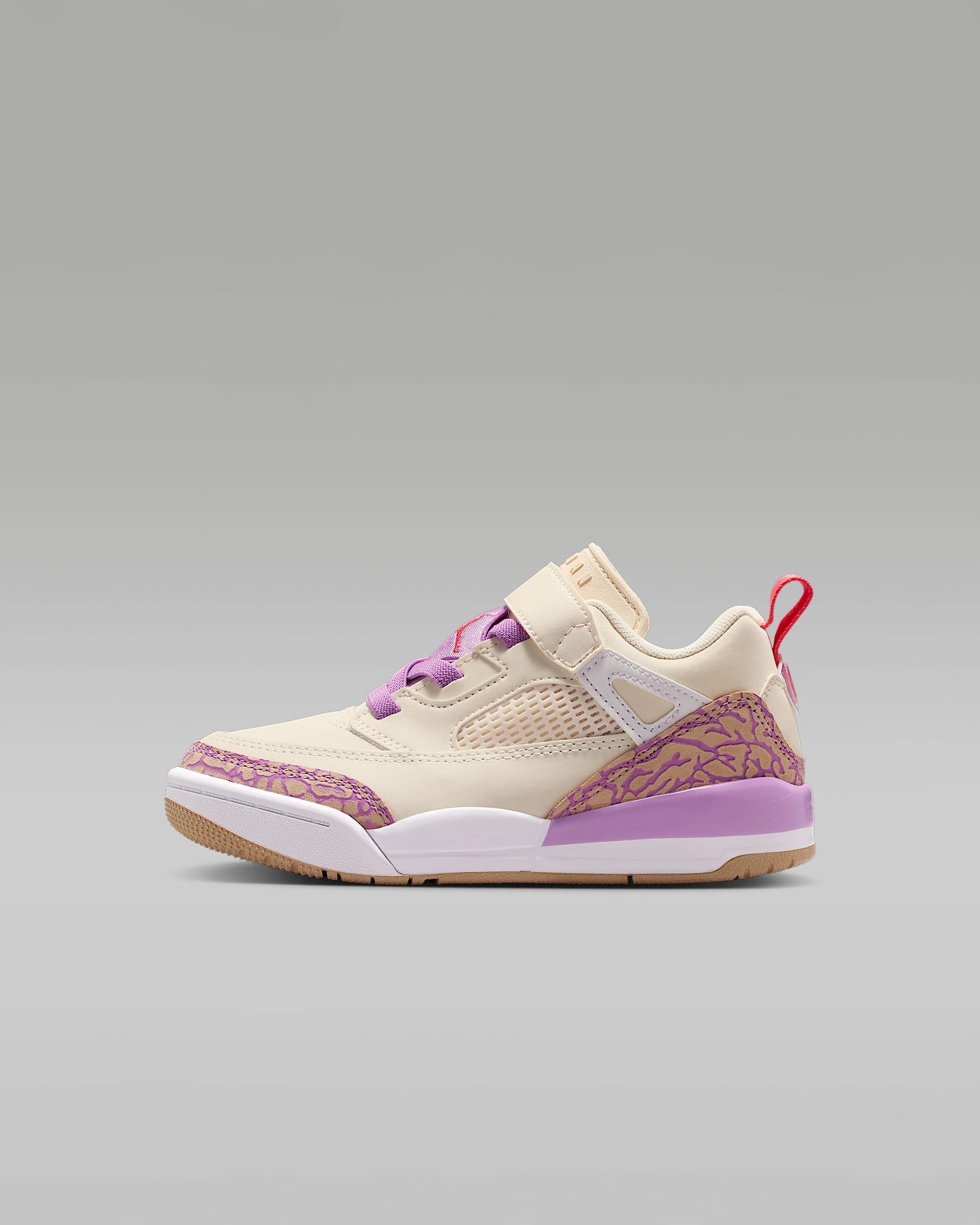 Jordan Spizike Low Little Kids' Shoes - Pale Ivory/Rush Fuchsia/Desert/Fusion Red