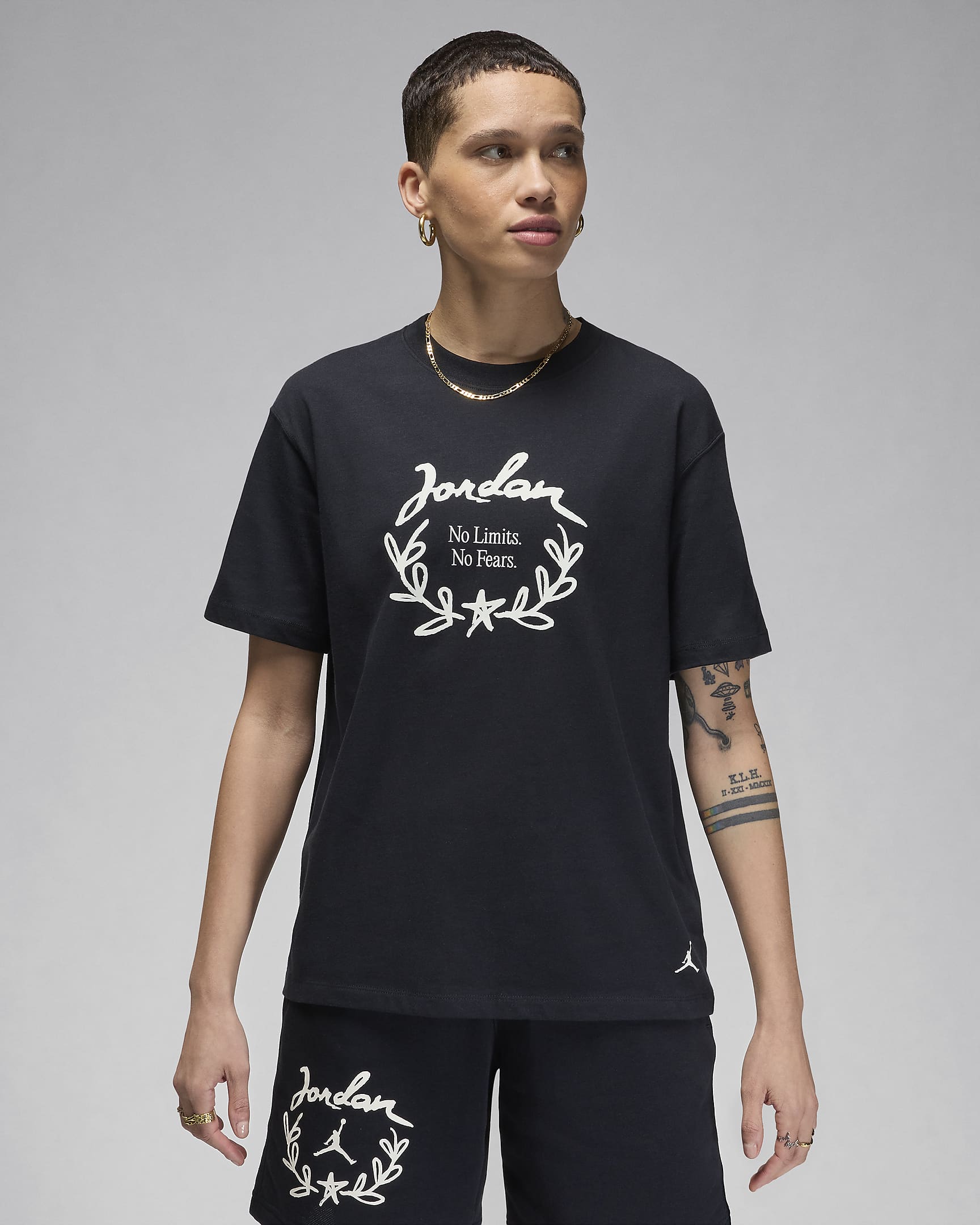 Playera con gráficos girlfriend para mujer Jordan - Negro/Vela