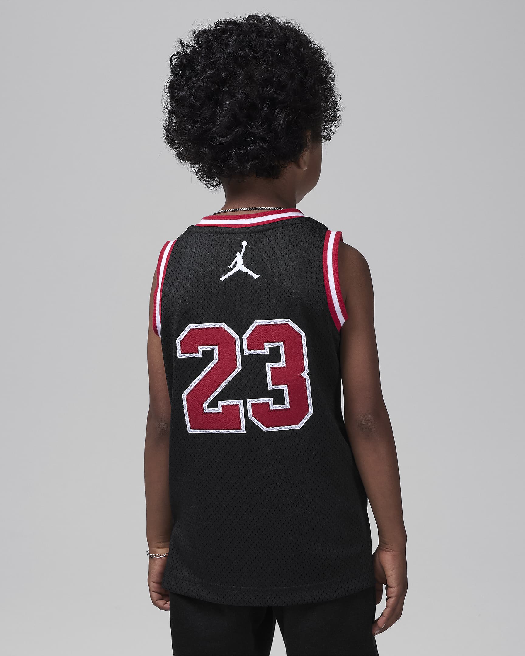 Jersey para niños talla pequeña Jordan 23 - Negro