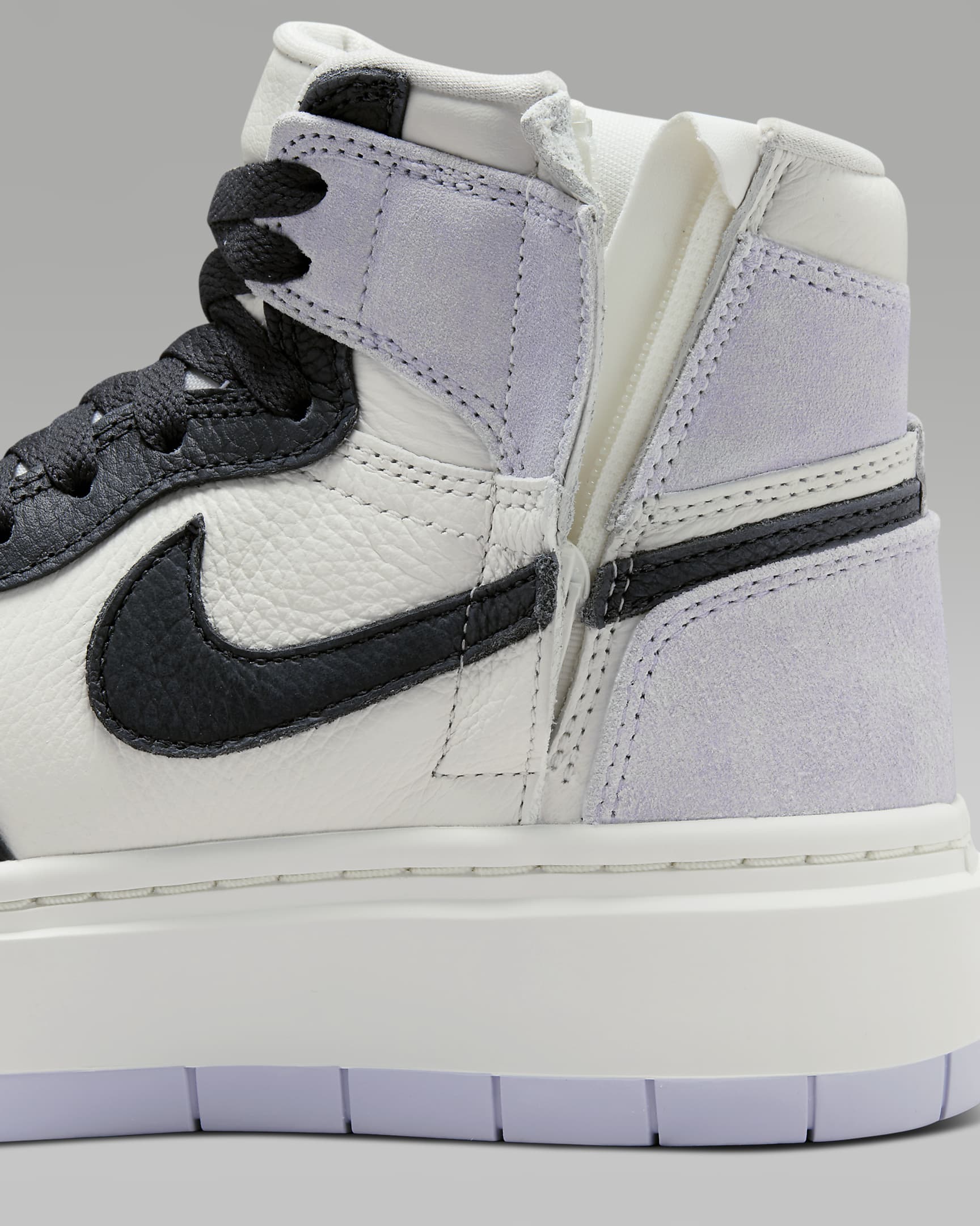 Chaussure Air Jordan 1 Elevate High pour Femme - Titanium/Sail/Dark Smoke Grey