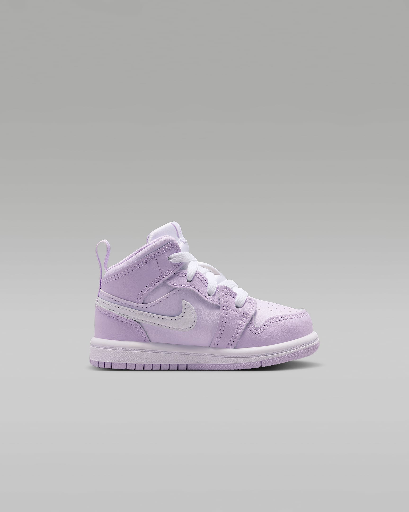 Jordan 1 Mid Baby/Toddler Shoes - Violet Mist/Barely Grape/White