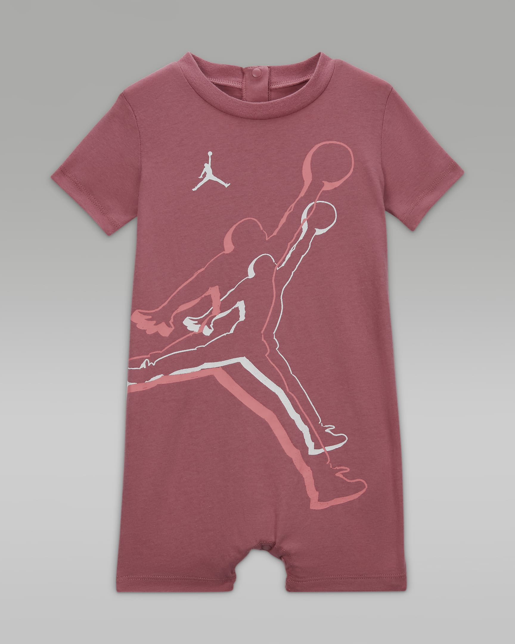 Jordan Air Jumpman Romper Baby Romper - Desert Berry