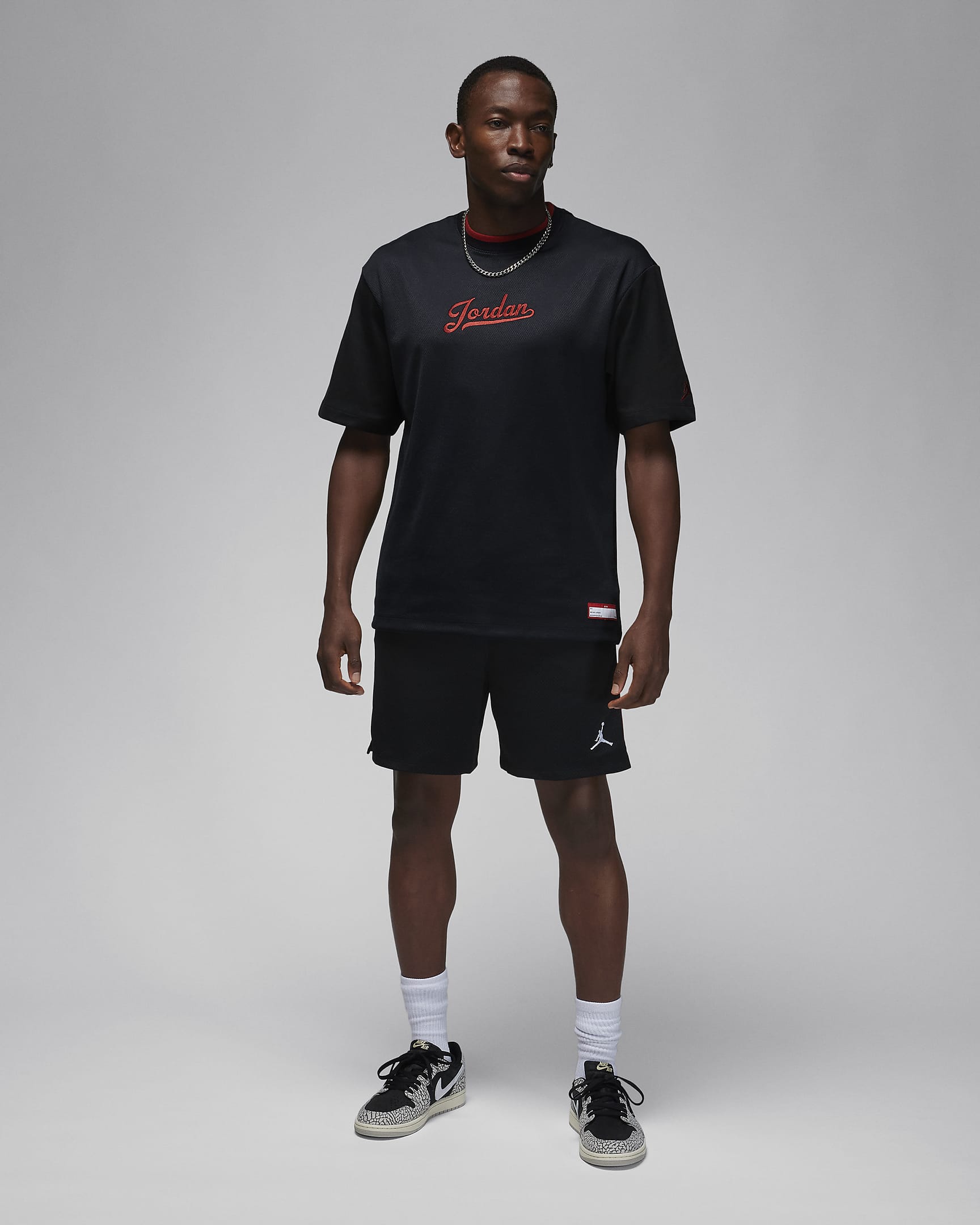 T-shirt Jordan Flight MVP pour Homme - Noir/Blanc