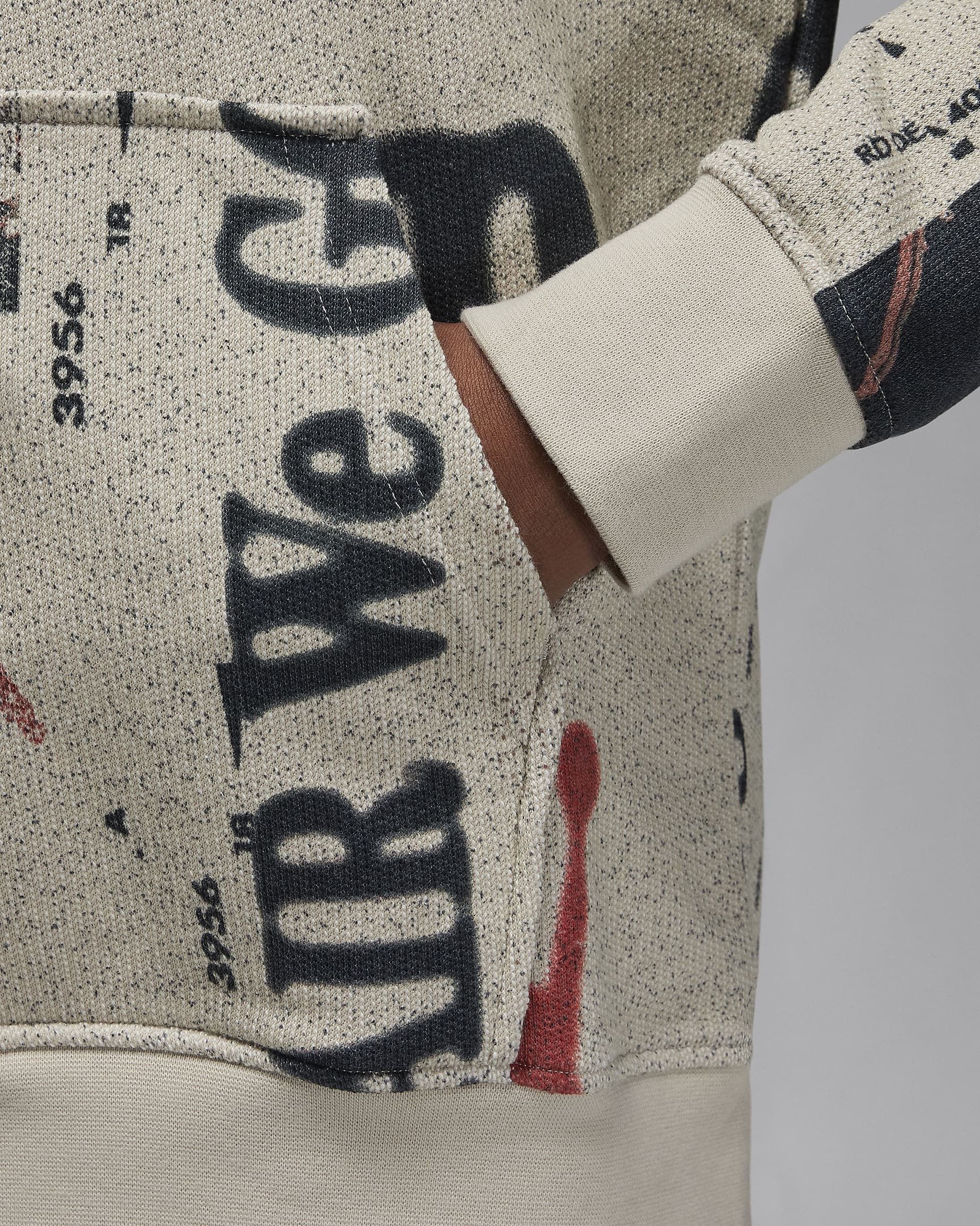 Jordan Heritage Knit Pullover Hoodie.