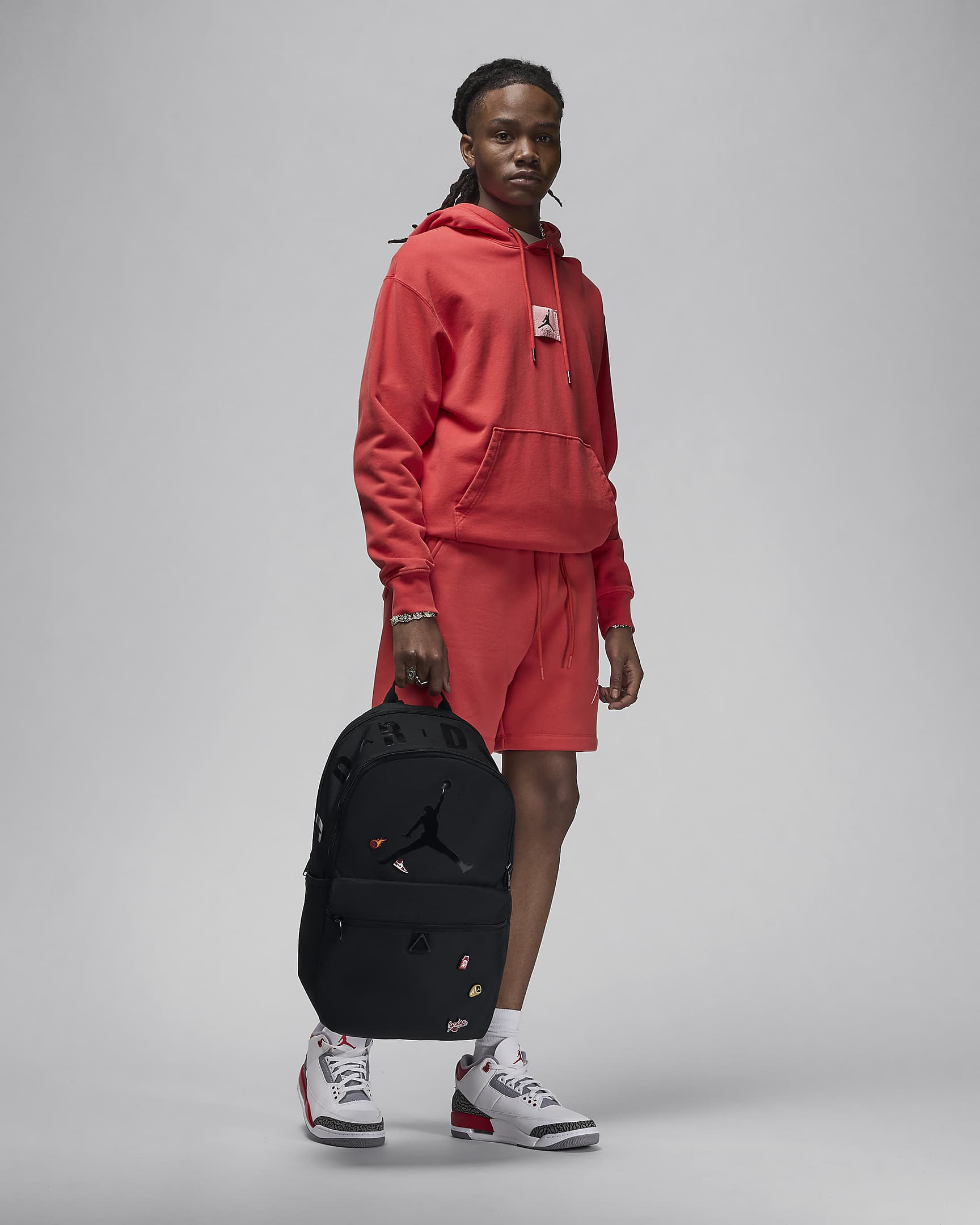 Jordan Rubber Pin Backpack (23L). Nike JP