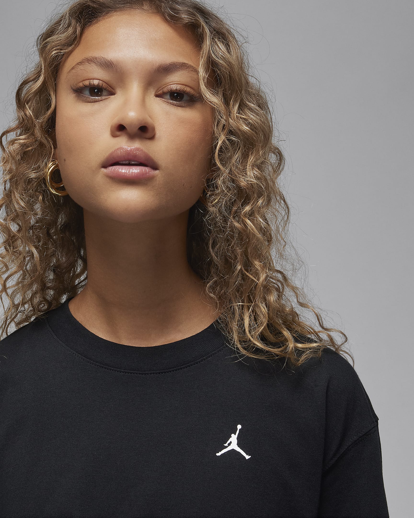 Jordan Camiseta - Mujer - Negro/Blanco