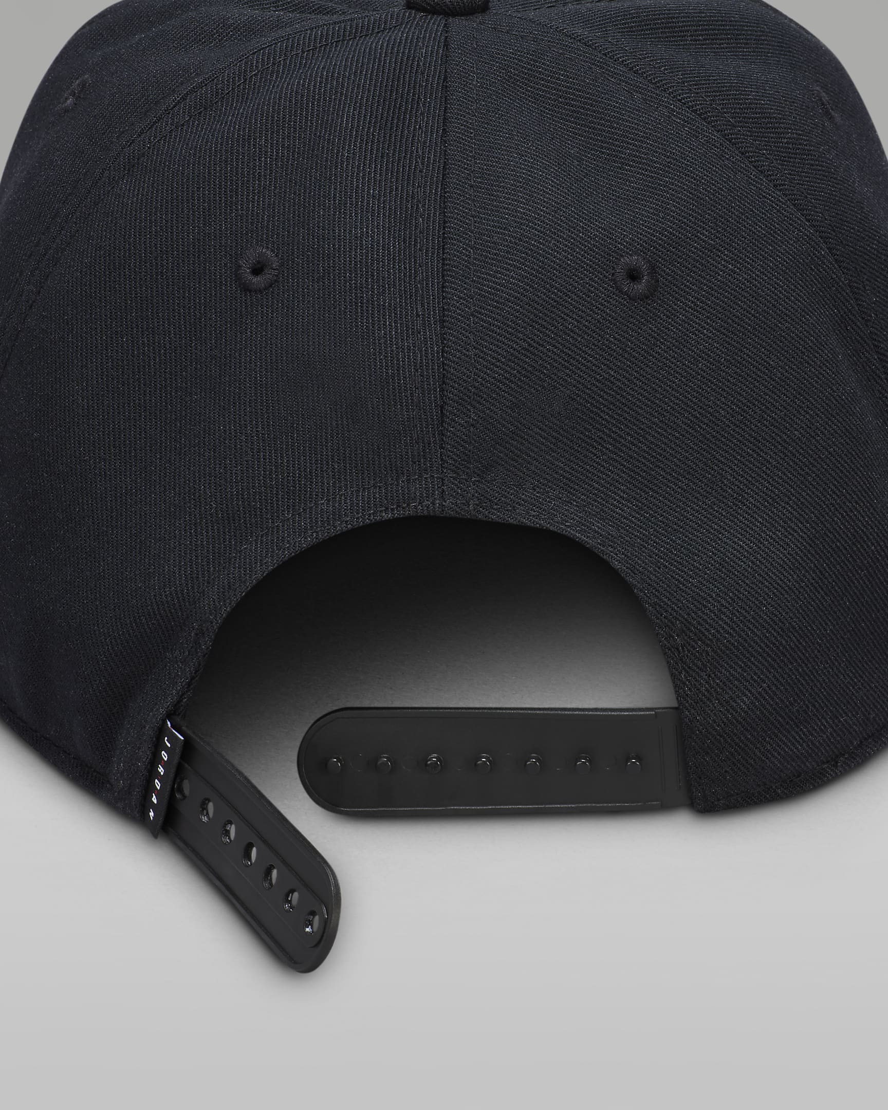 Jordan Pro Unstructured Flat-Bill Hat - Black/White