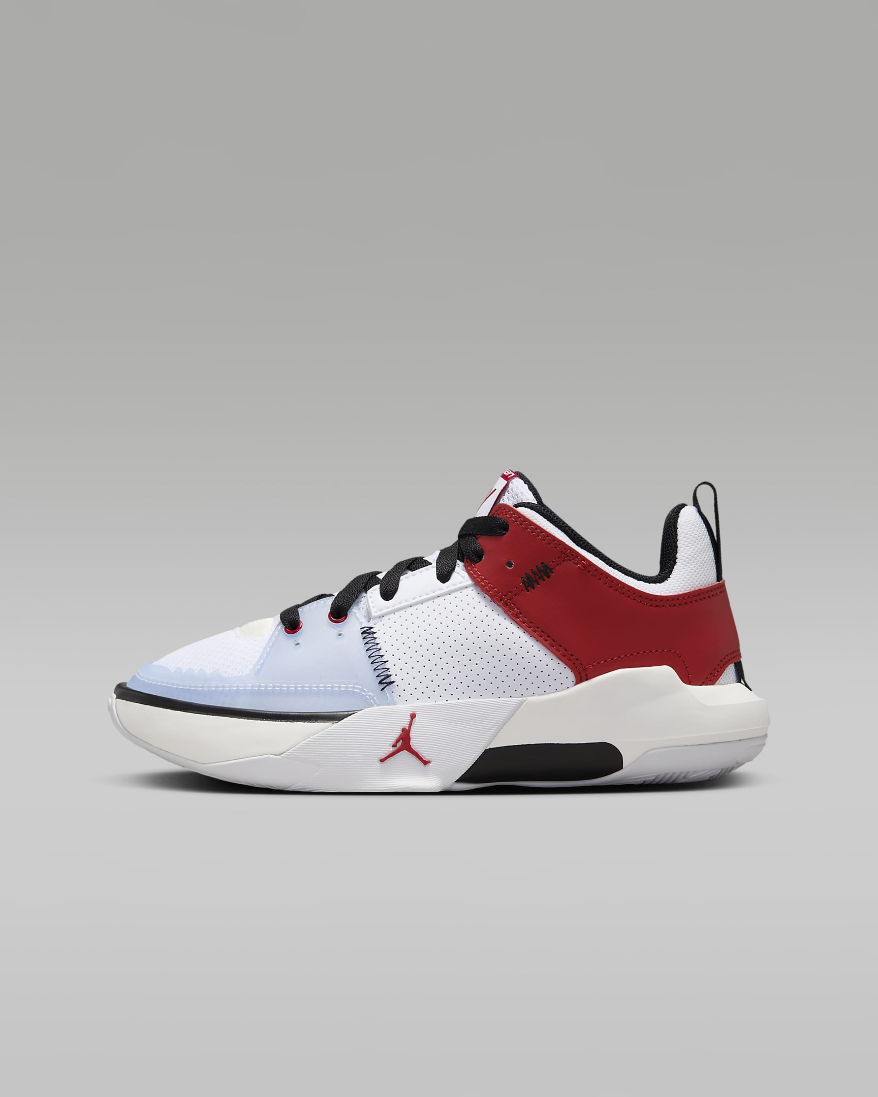 Jordan One Take 5 Older Kids' Shoes - White/Sail/Black/Gym Red