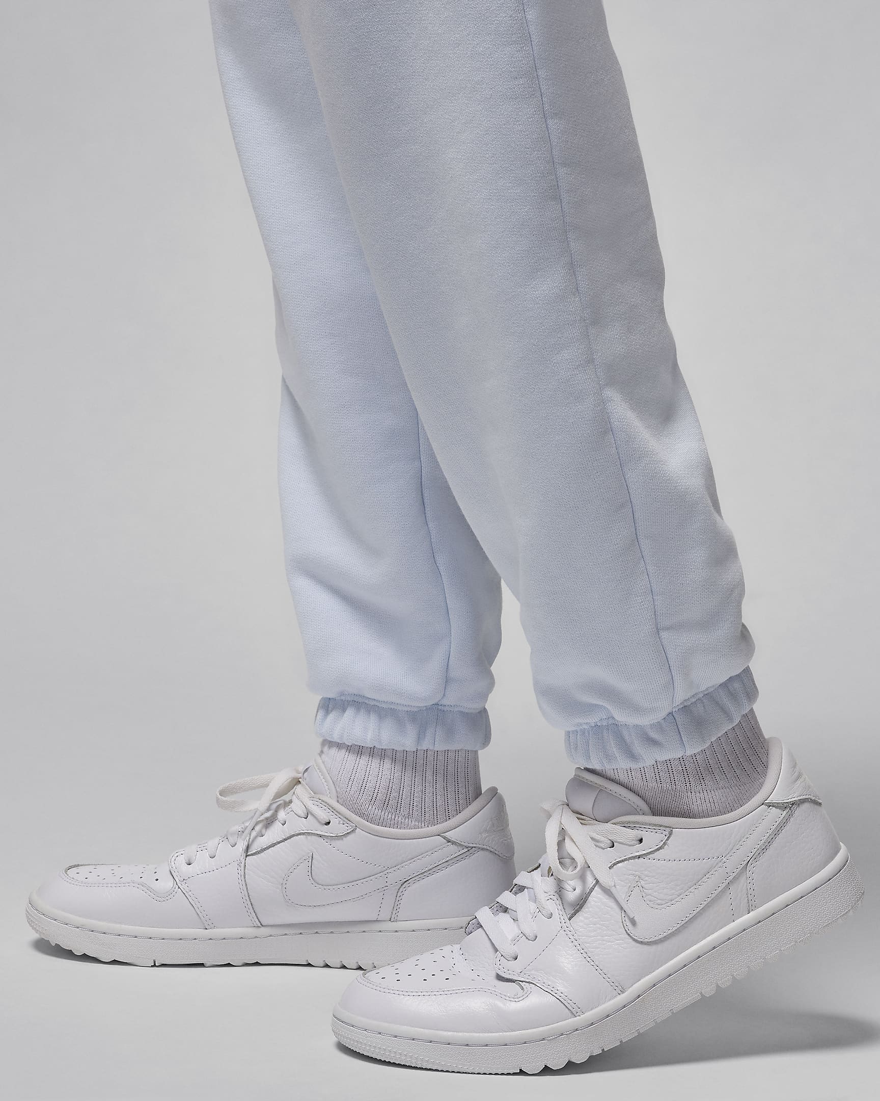 Air Jordan Wordmark Men's Fleece Trousers - Football Grey