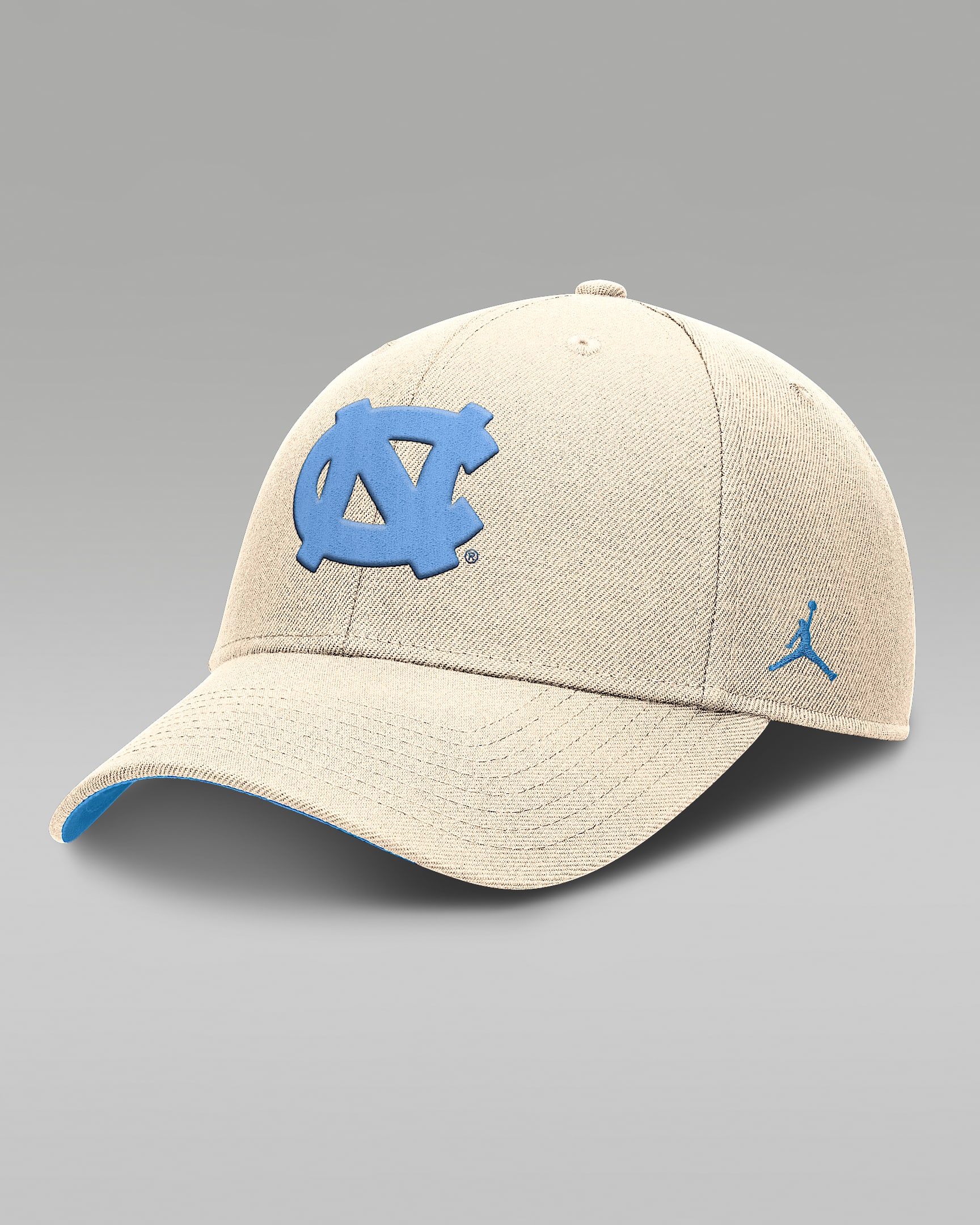 North Carolina Primetime Rise Men's Jordan Brand Dri-FIT College Trucker Adjustable Hat - Natural