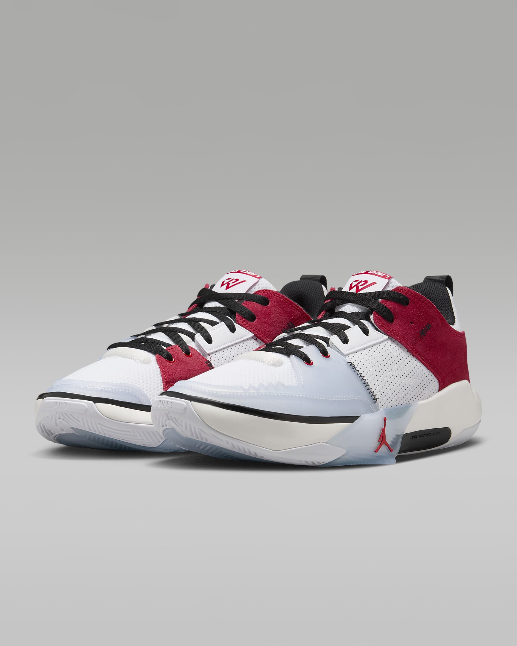 Jordan One Take 5 Basketball Shoes - White/Sail/Black/Gym Red