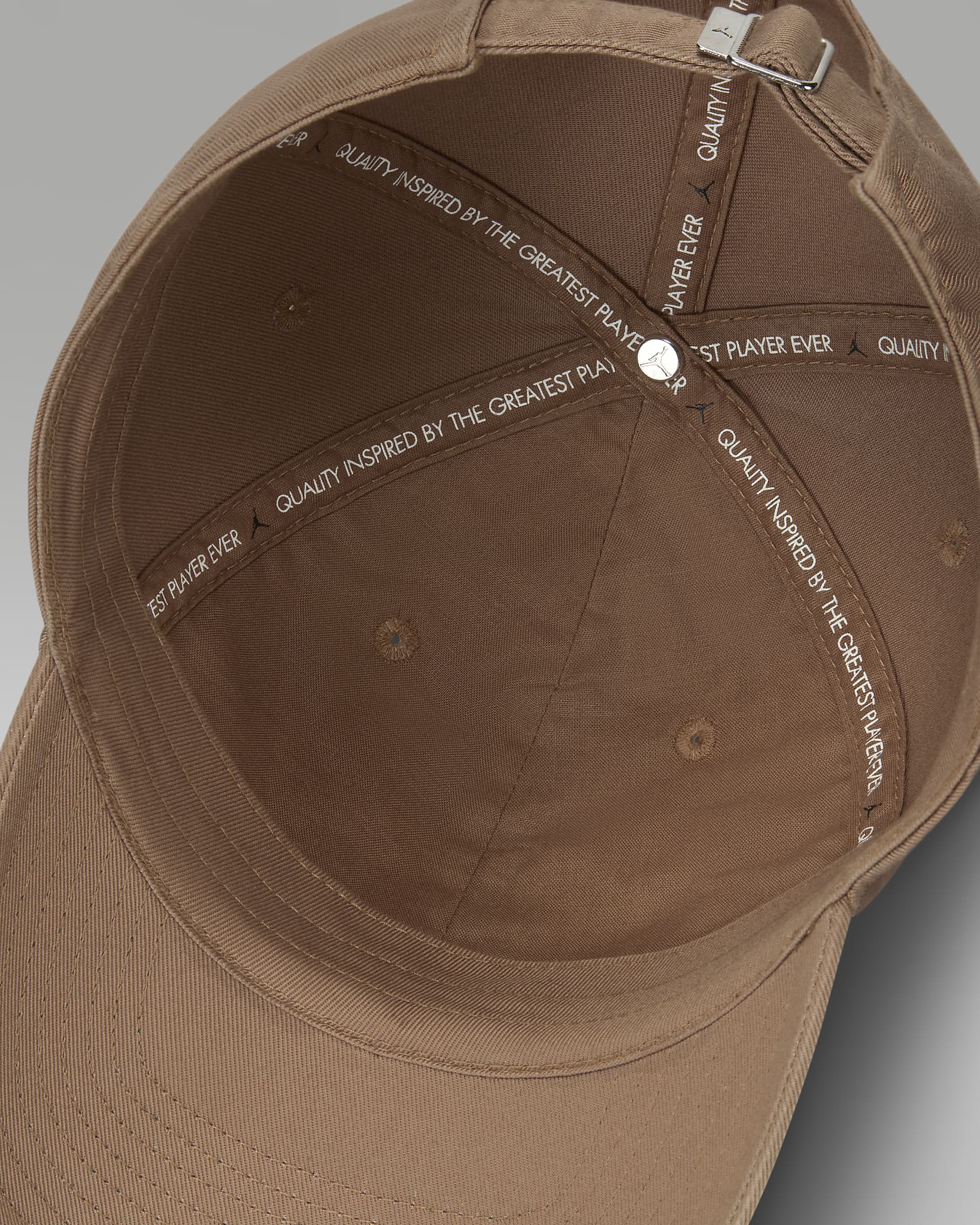 Jordan Club Unstructured Curved-Bill Hat - Archaeo Brown/Black