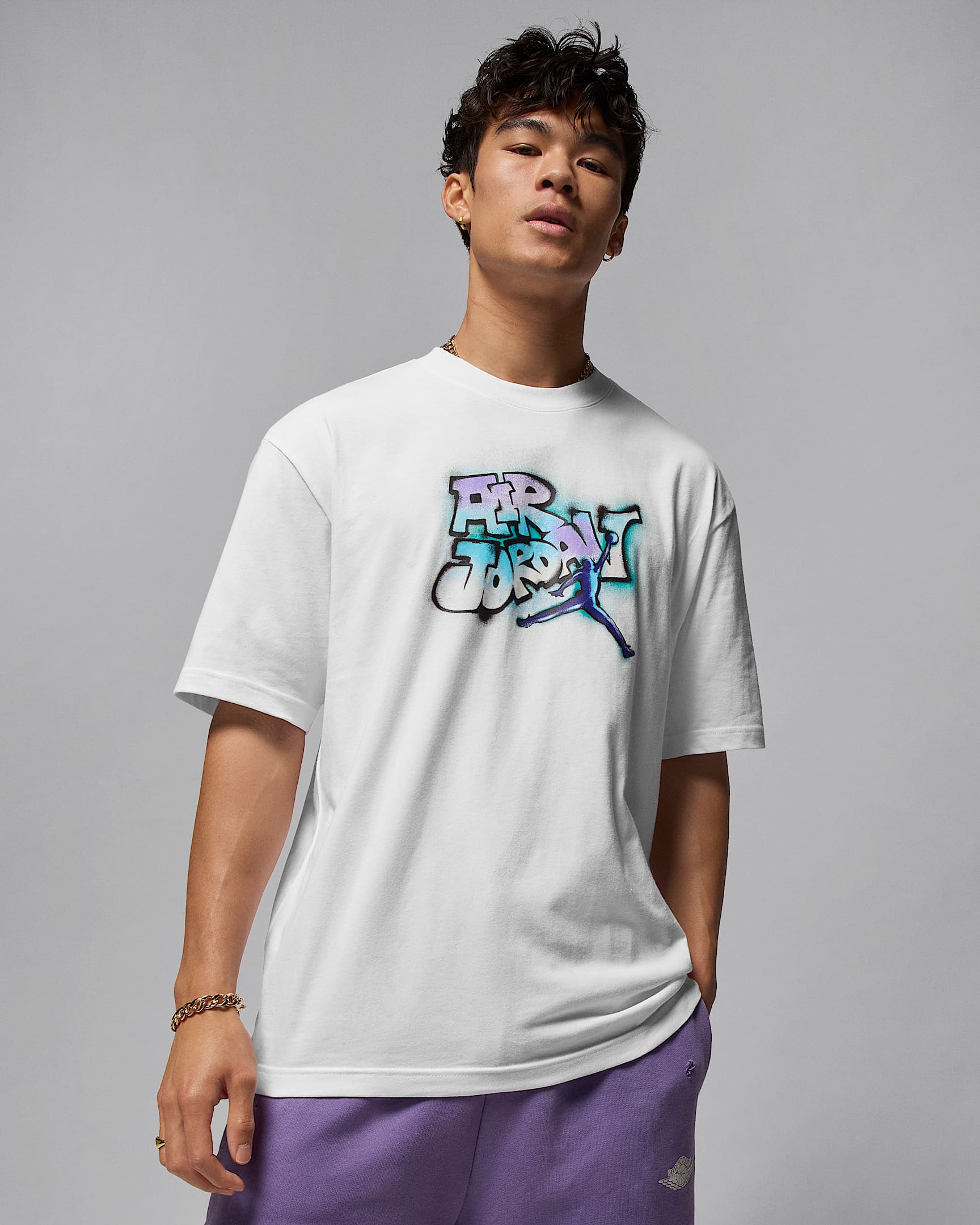Jordan AJ5 Men's T-Shirt - White