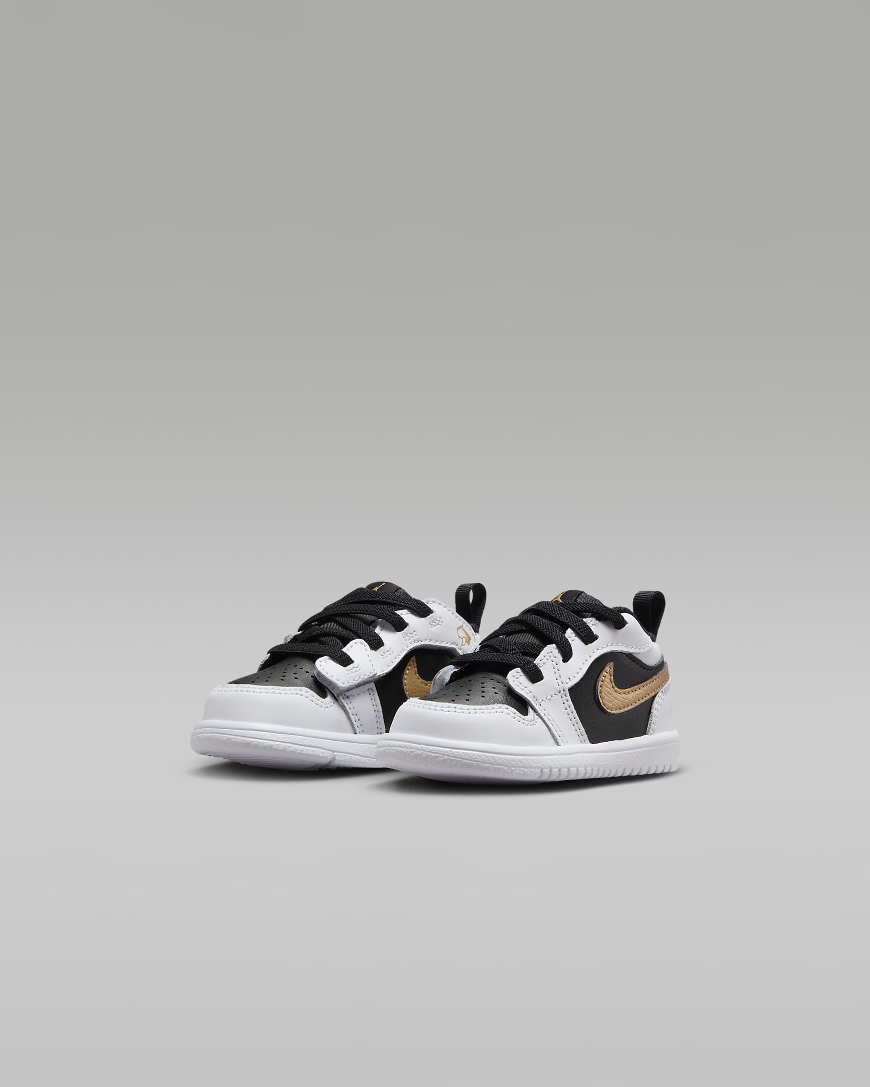 Jordan 1 Low Alt Baby/Toddler Shoes - White/Black/Metallic Gold