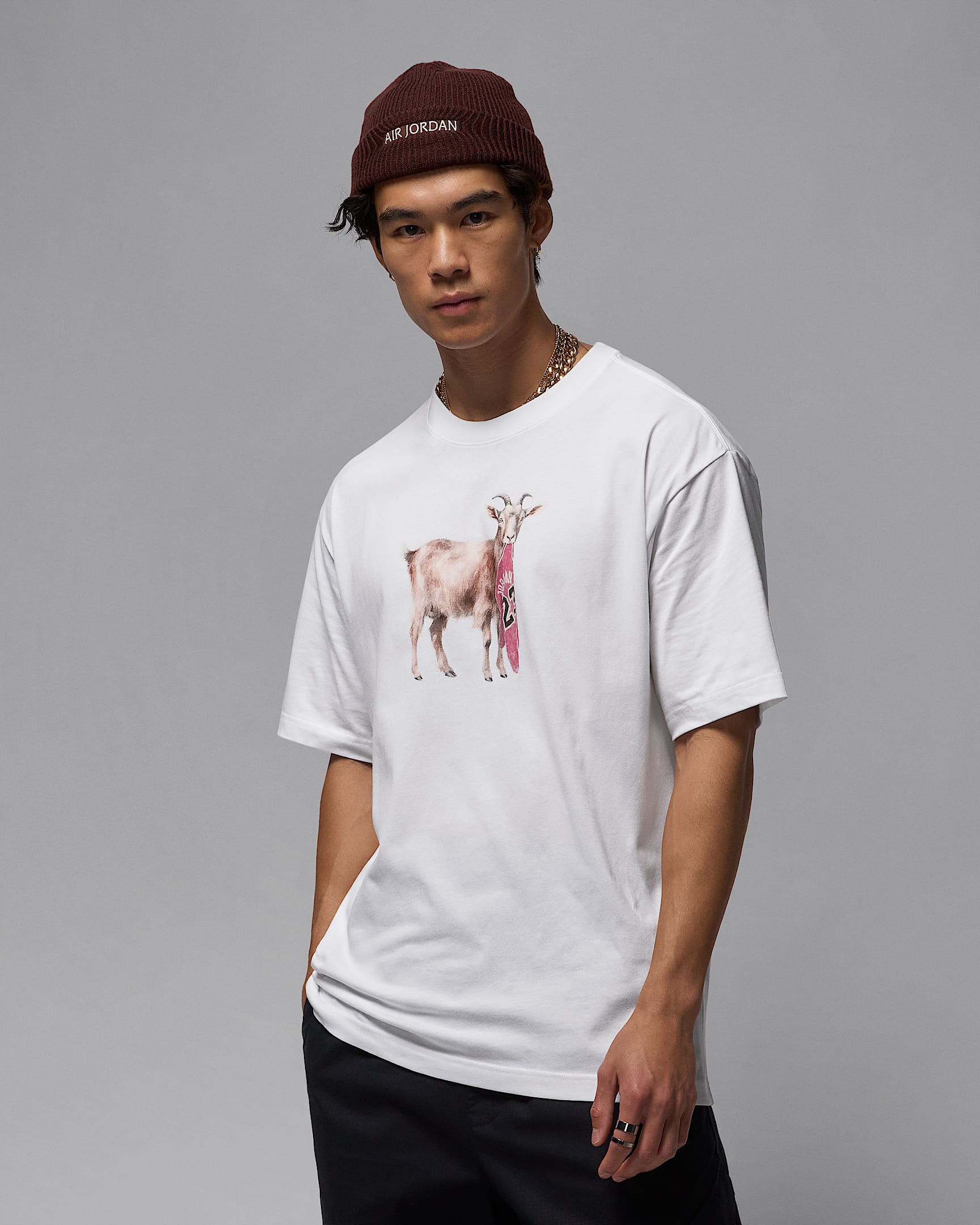 ジョーダン メンズ Tシャツ - ホワイト/ブラック