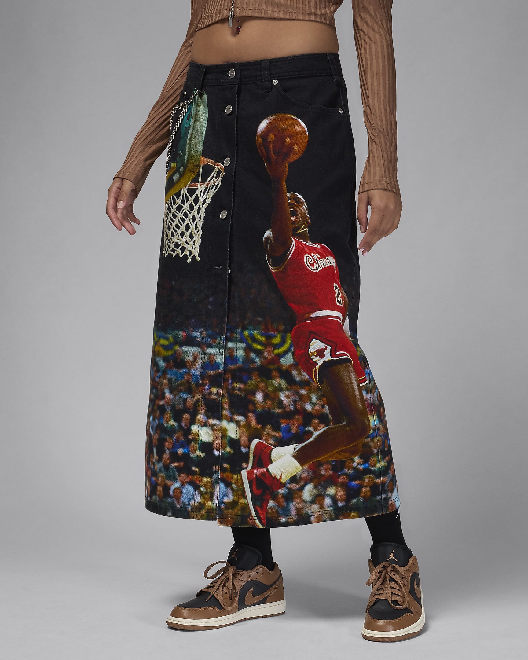 Air Jordan Women's Printed Skirt - Black