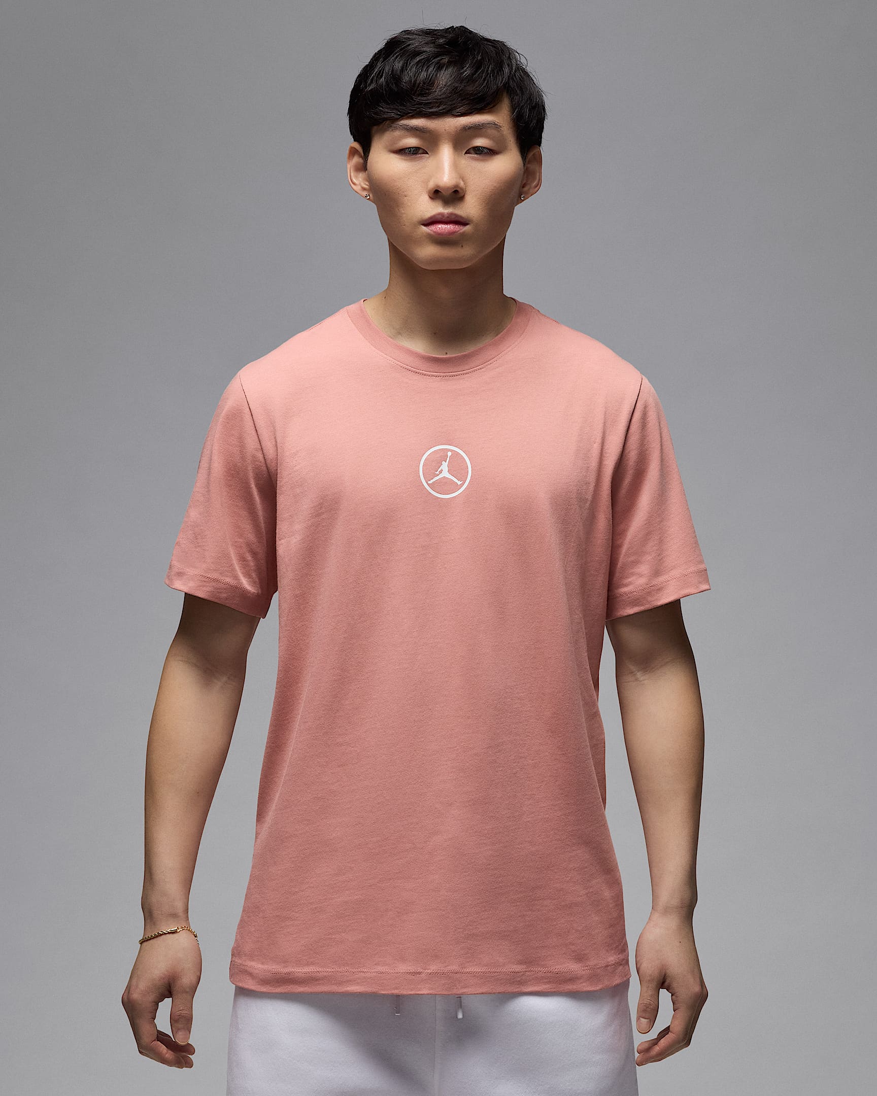 Jordan Flight Essentials Men's Short-Sleeve T-Shirt - Rust Pink/White/Black