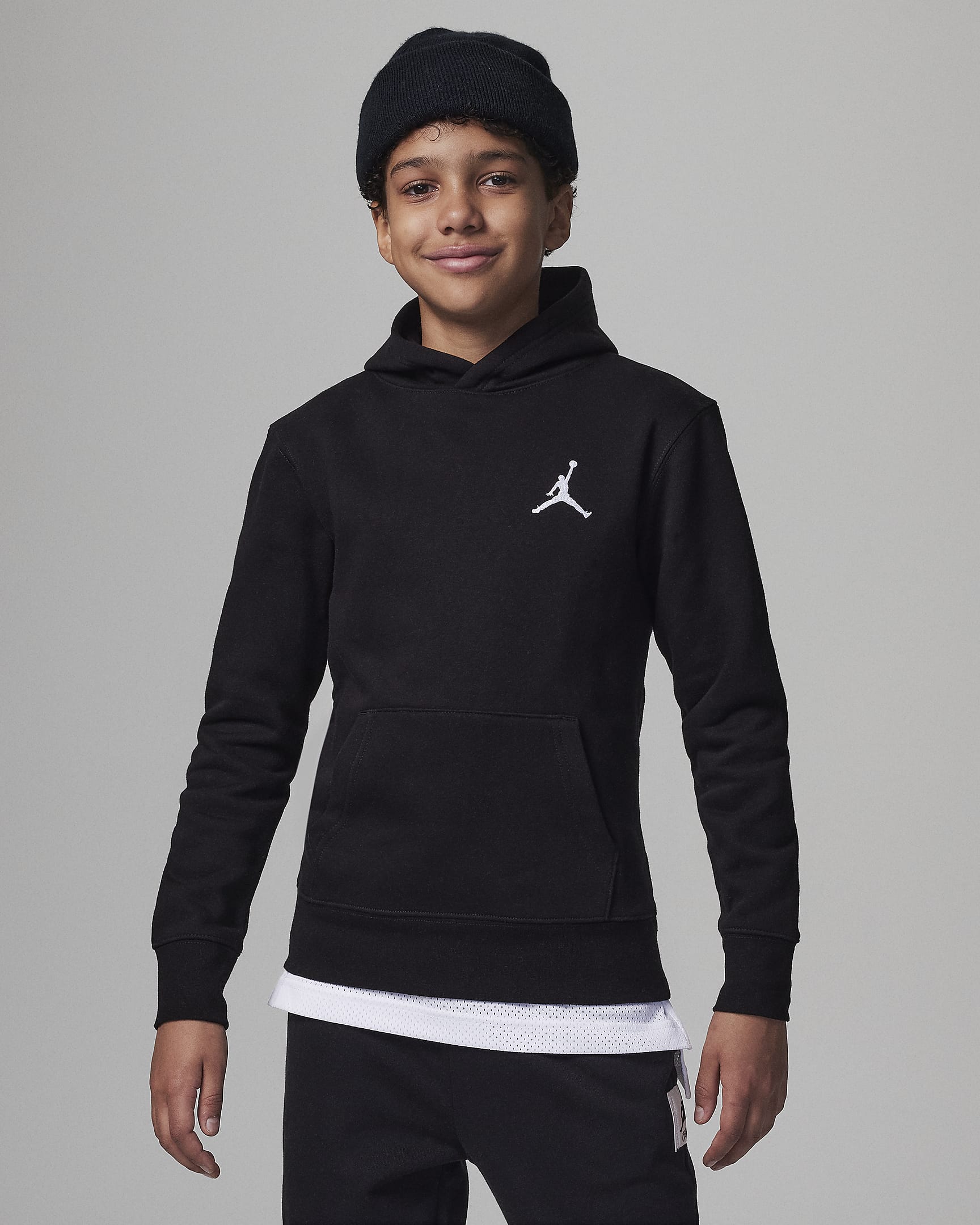 Jordan MJ Essentials Pullover Hoodie Hoodie für ältere Kinder - Schwarz