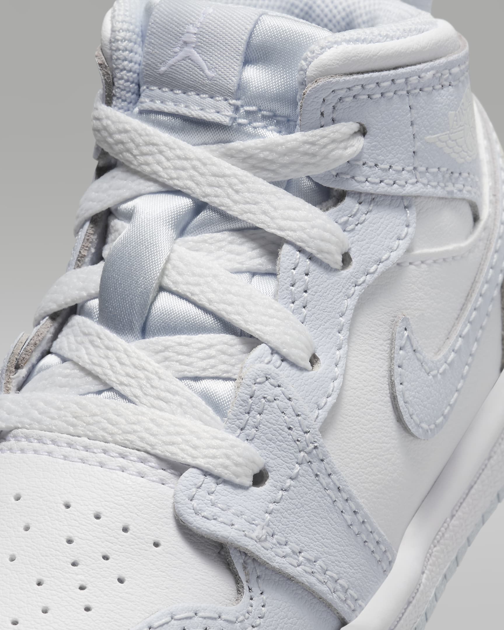 Jordan 1 Mid Baby/Toddler Shoes - Cobalt Bliss/Neutral Grey/White