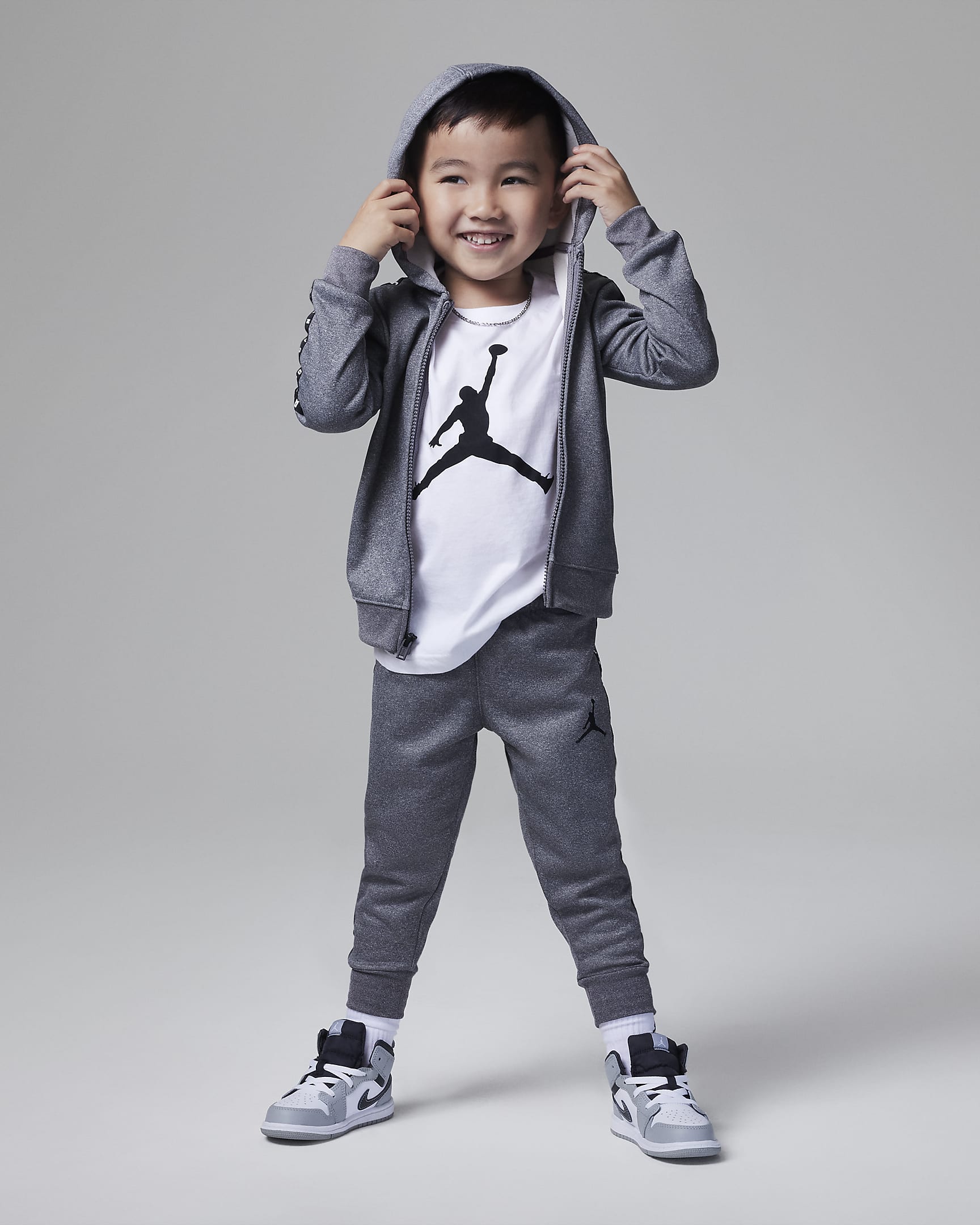 Air Jordan Therma Taping Set Toddler 2Piece Hoodie Set.