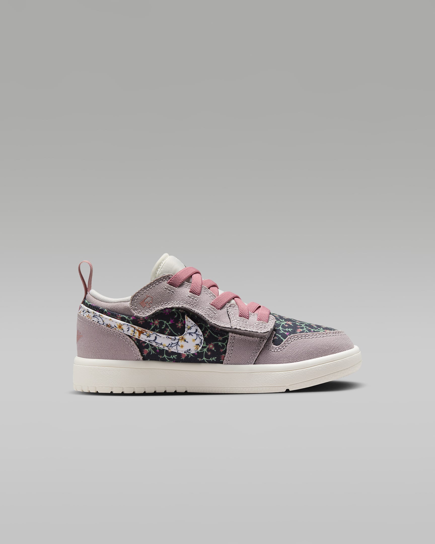 Jordan 1 Low Alt SE Younger Kids' Shoes - Platinum Violet/Anthracite/Red Stardust/Sail