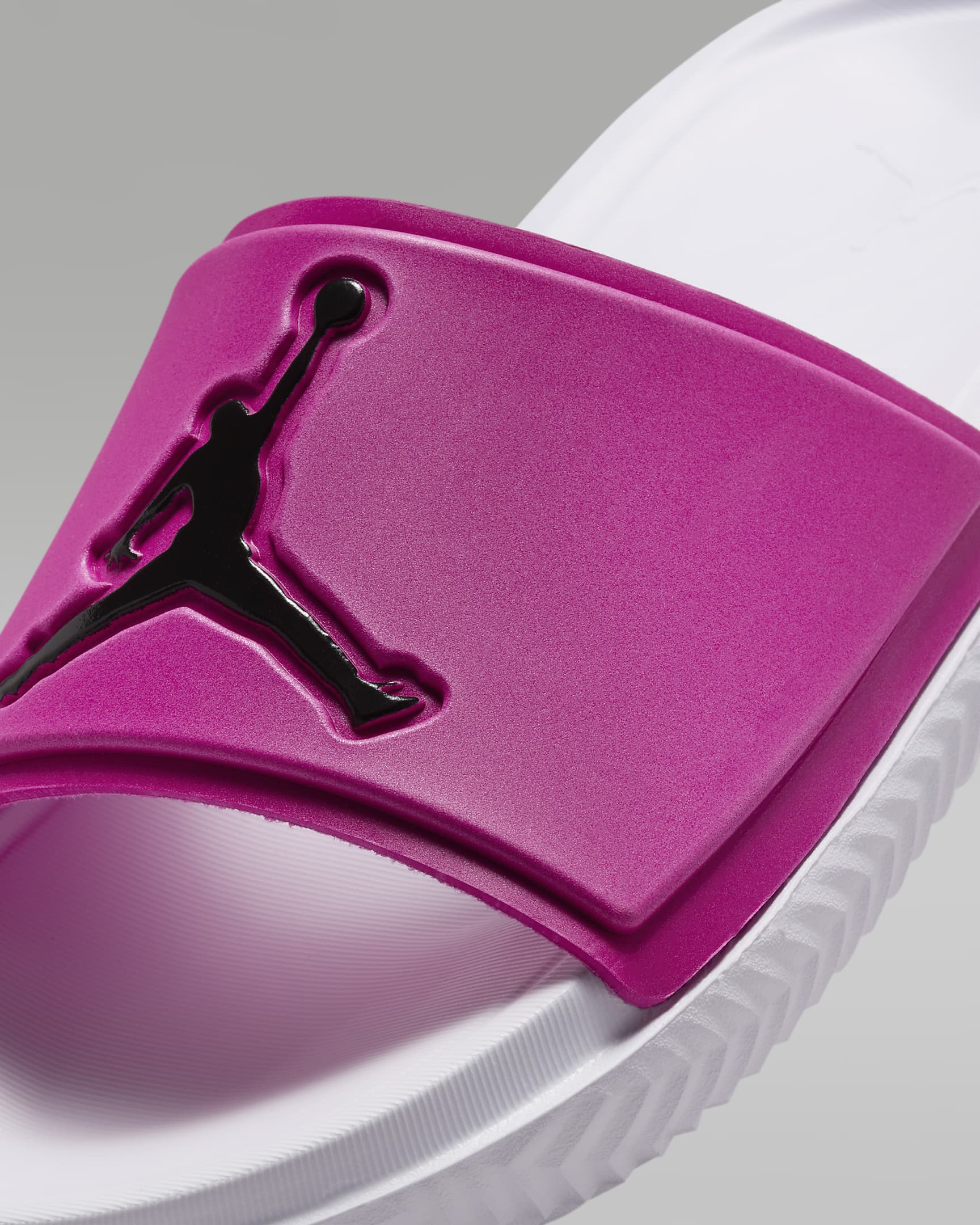 Claquette Jordan Jumpman pour ado - Fire Pink/Noir