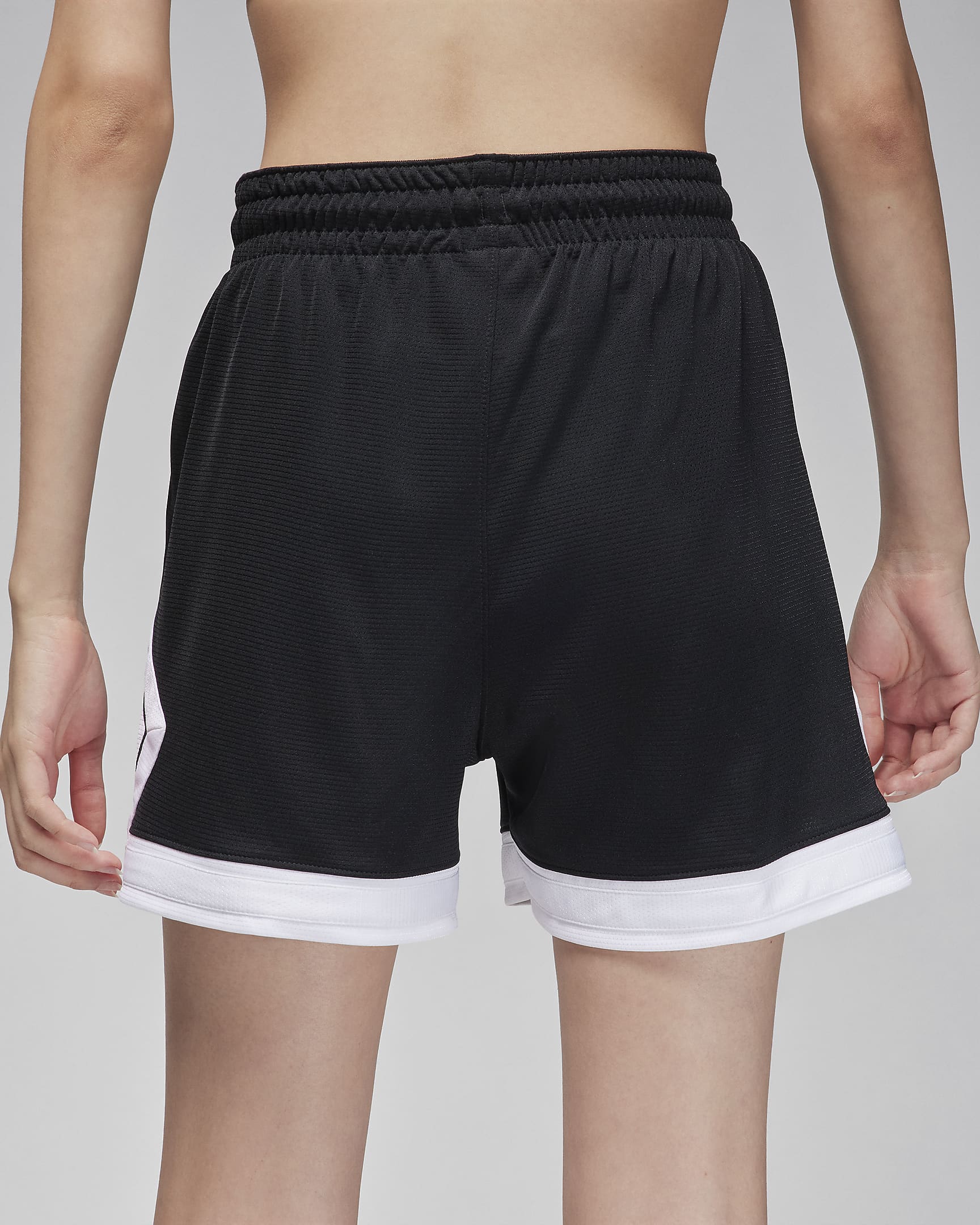 Jordan Sport Women's 4" Diamond Shorts - Black/White/White/Black