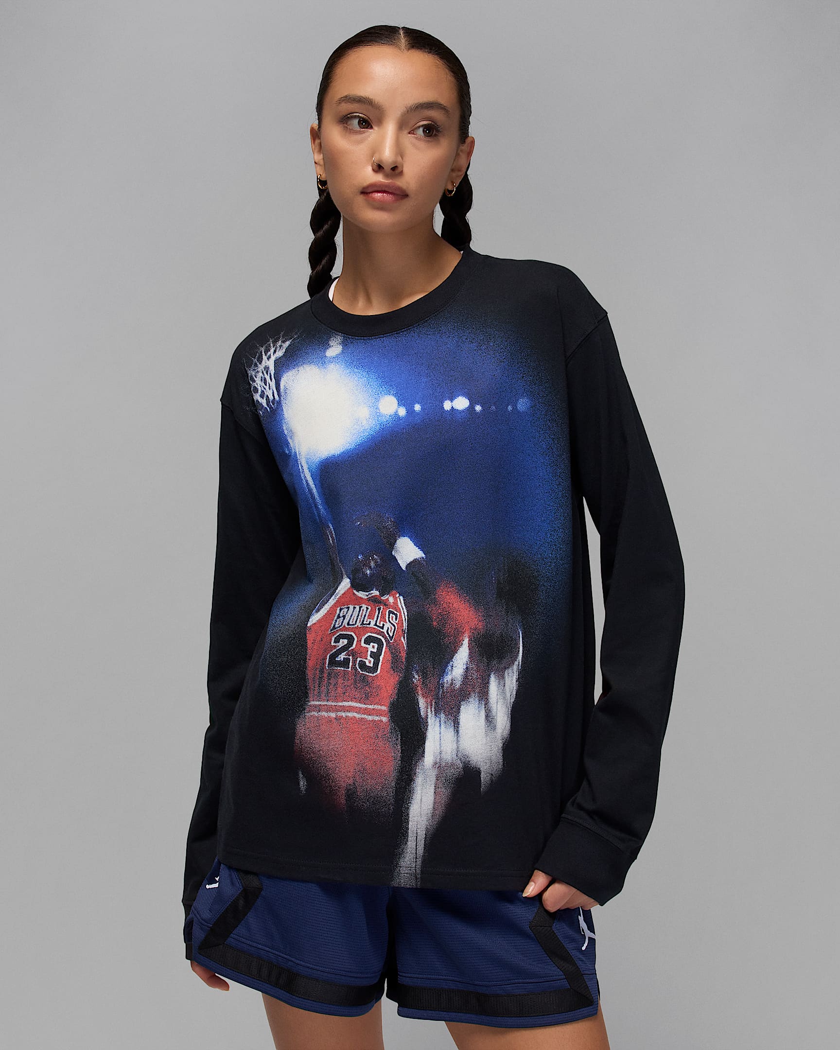 Jordan Sport Women's Long-Sleeve T-Shirt - Black/Black