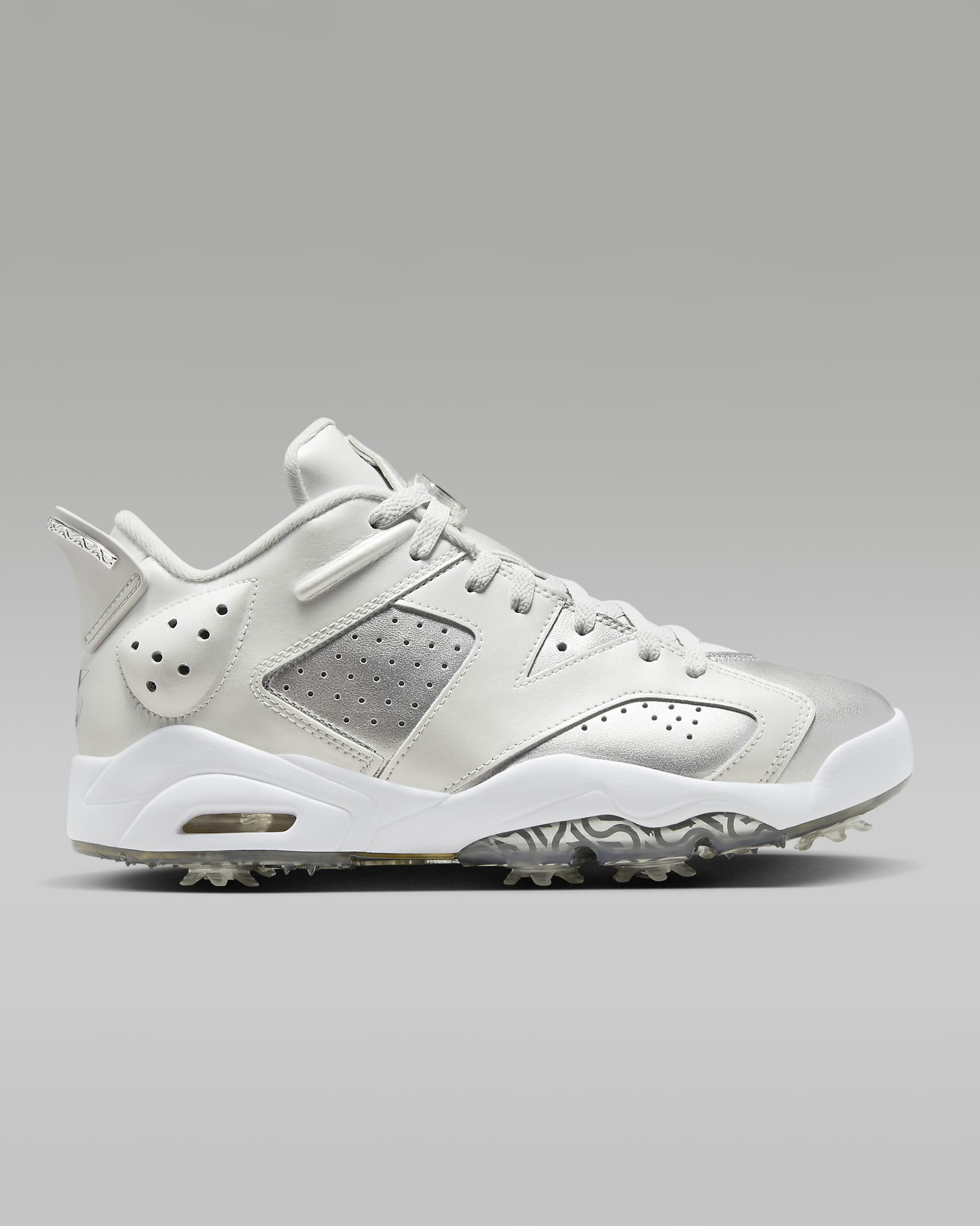 Calzado de golf para hombre Jordan Retro 6 NRG - Polvo fotón/Blanco/Plata metalizado