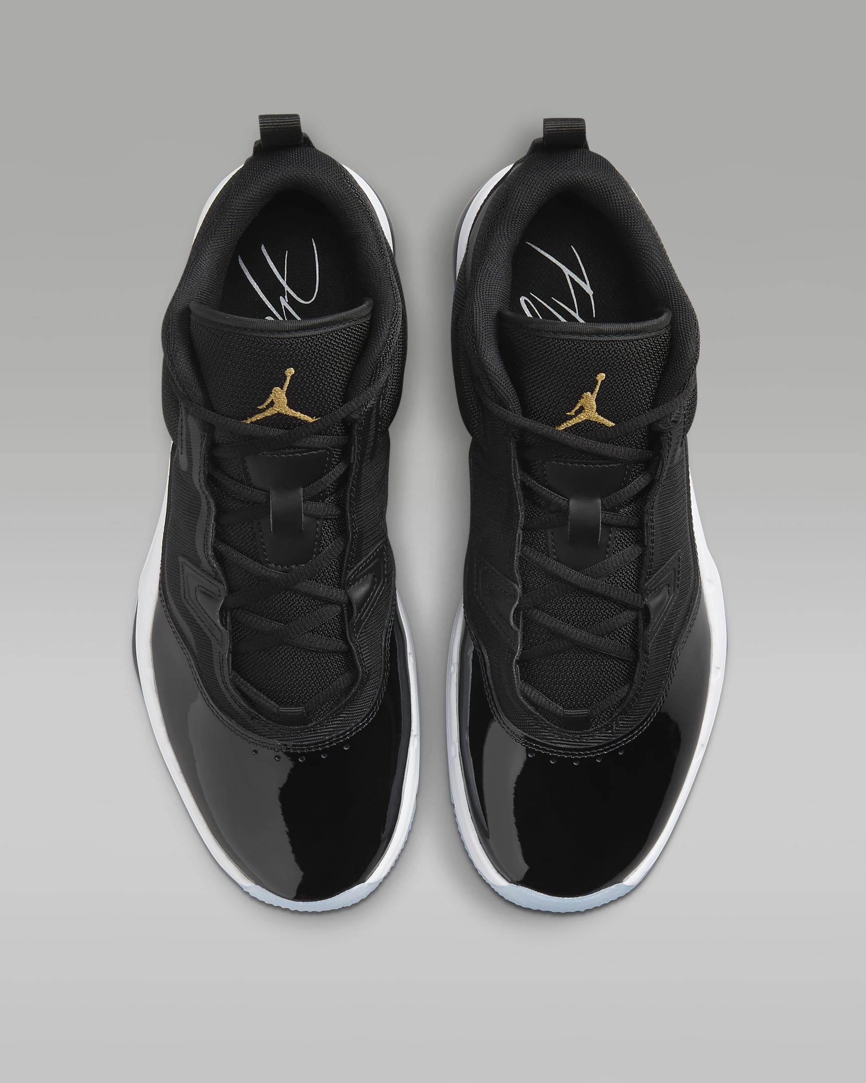 Jordan Stay Loyal 3 男鞋 - 黑色/白色/Football Grey/Metallic Gold