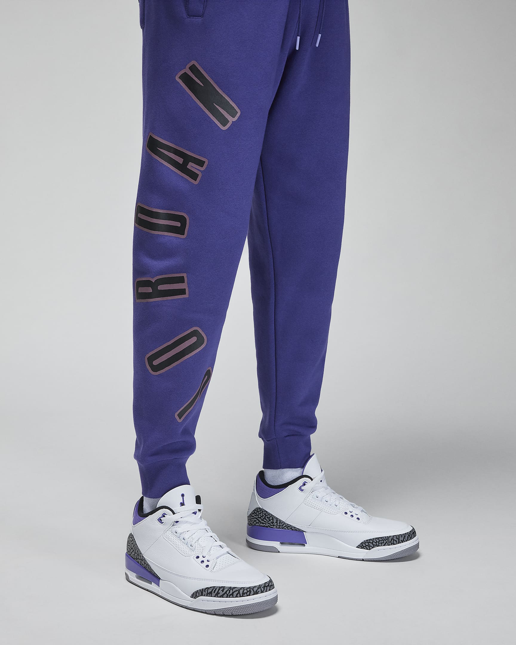 Jordan Flight MVP Men's Fleece Trousers - Sky J Purple/Sail