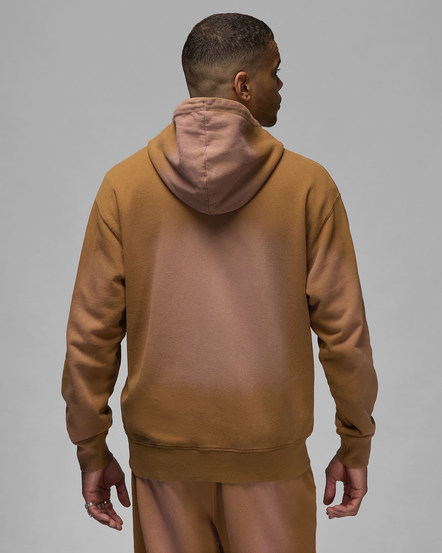 Jordan Flight Fleece Kapüşonlu Erkek Sweatshirt'ü - Desert Bronze